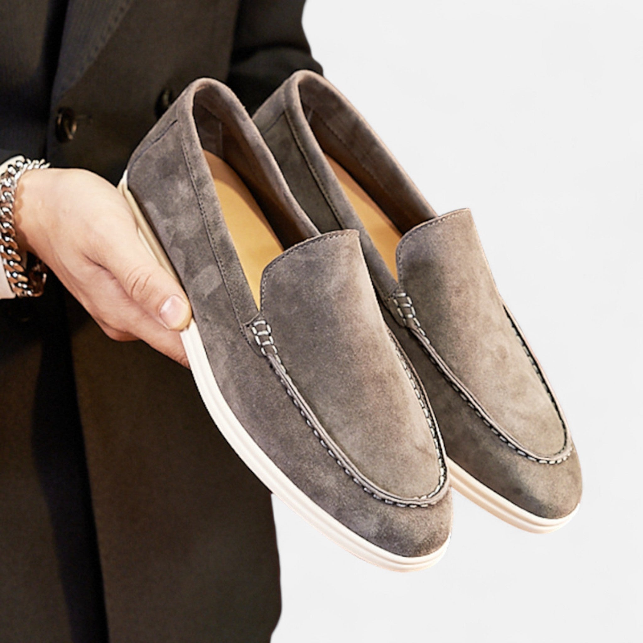 Montenza | Men’s Classic Suede Loafers – Riviera Heritage Edition