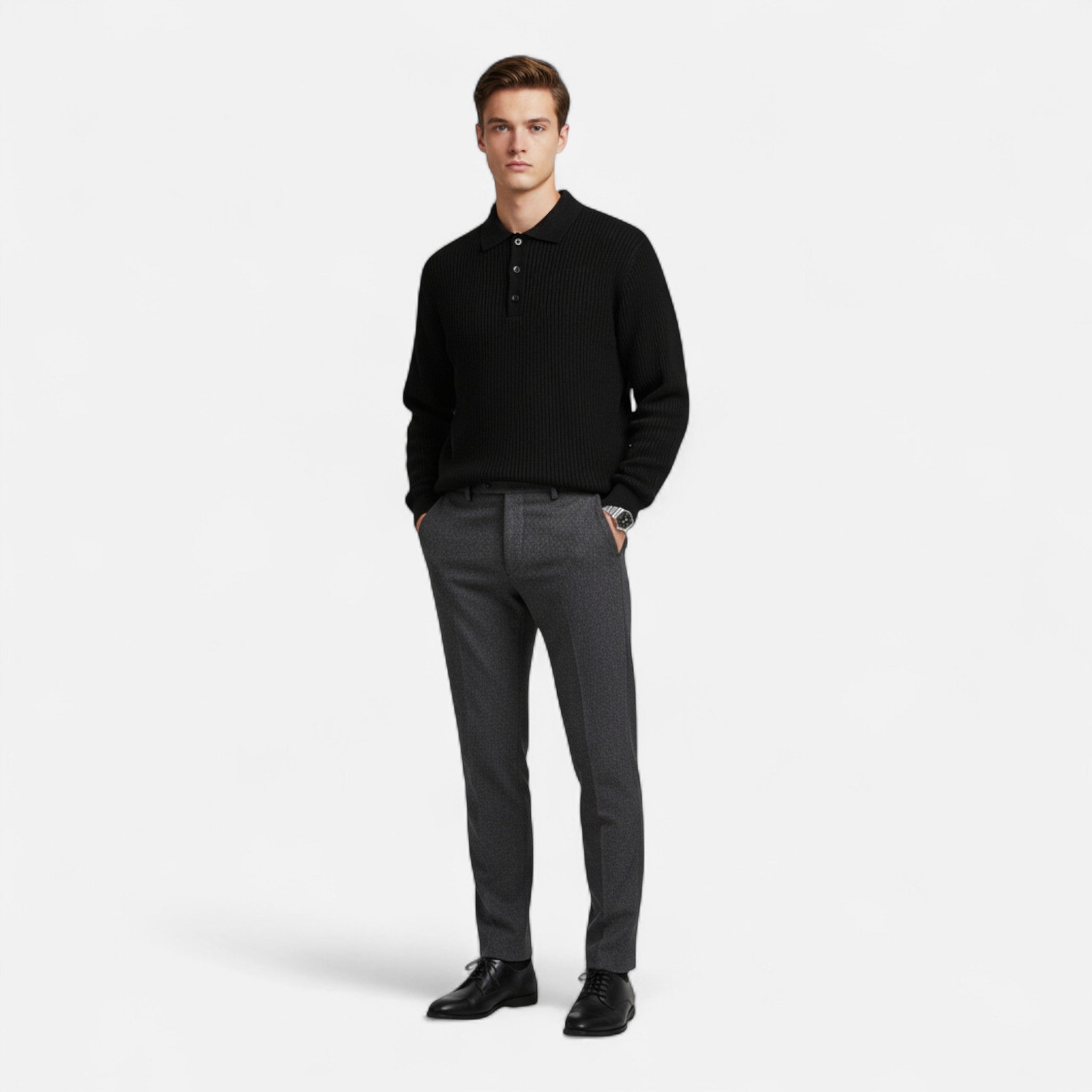 Montenza | Men’s Polo Knit Sweater – Heritage Riviera Comfort