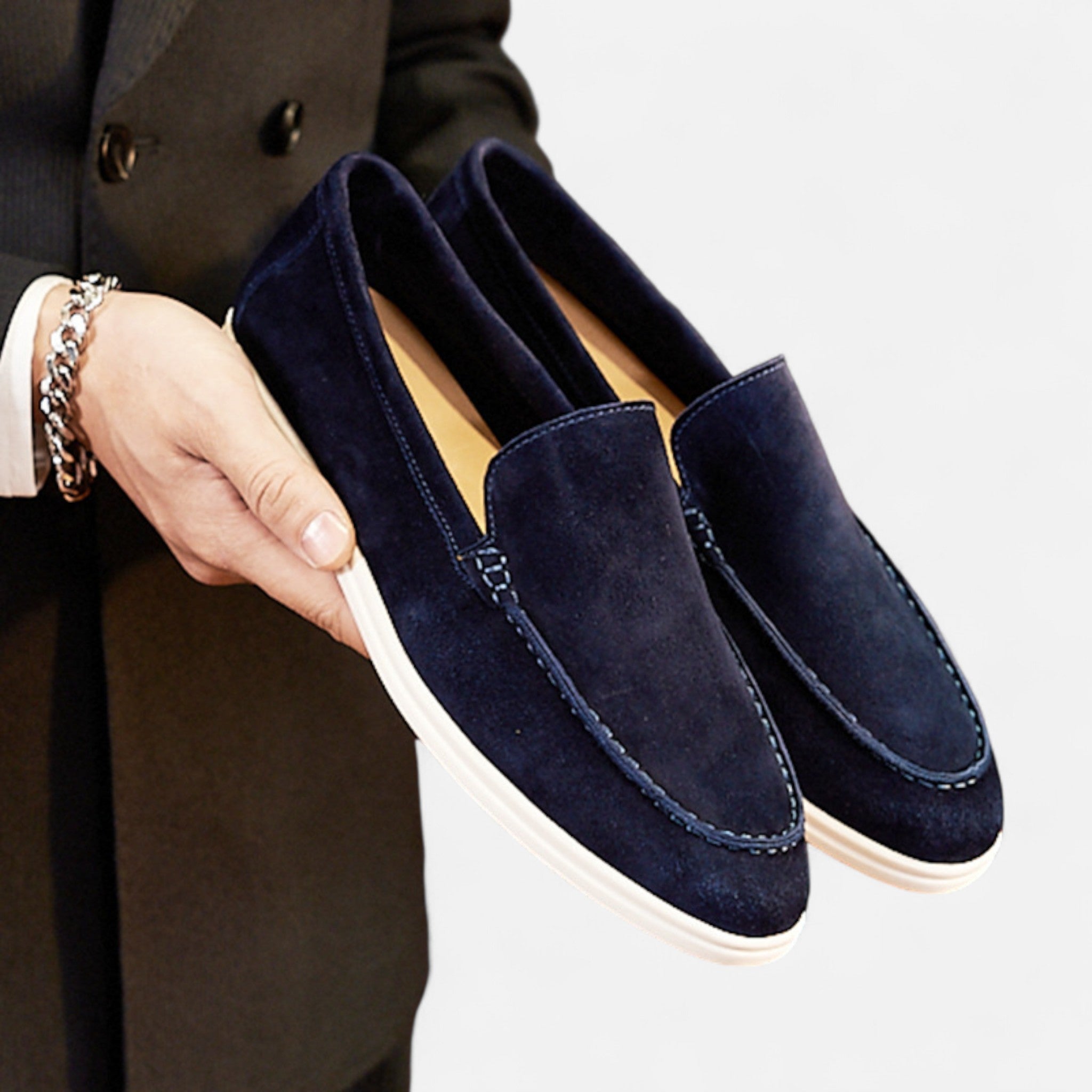 Montenza | Men’s Classic Suede Loafers – Riviera Heritage Edition