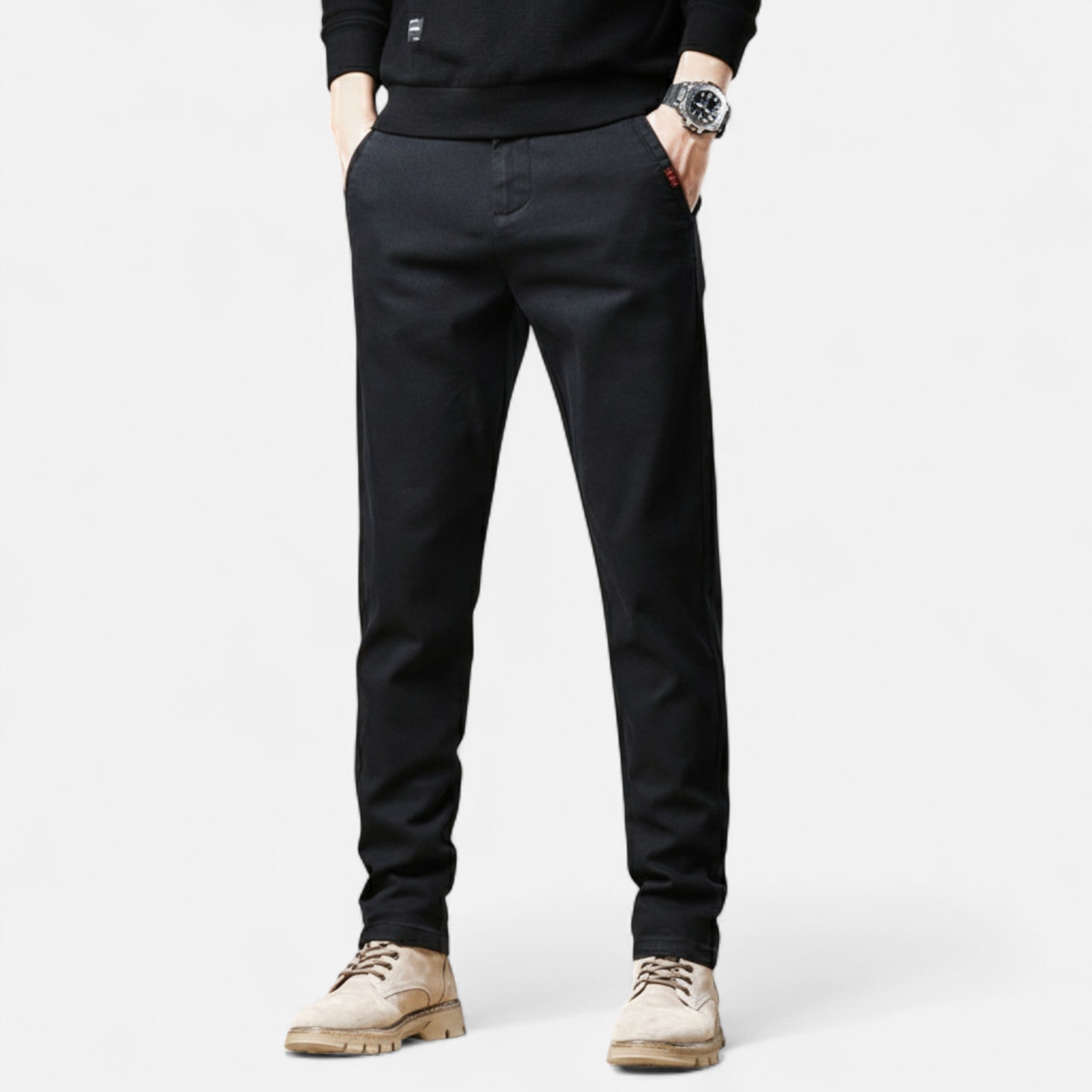 Montenza | Men’s Slim Fit Trousers – Milano Tailored Essence