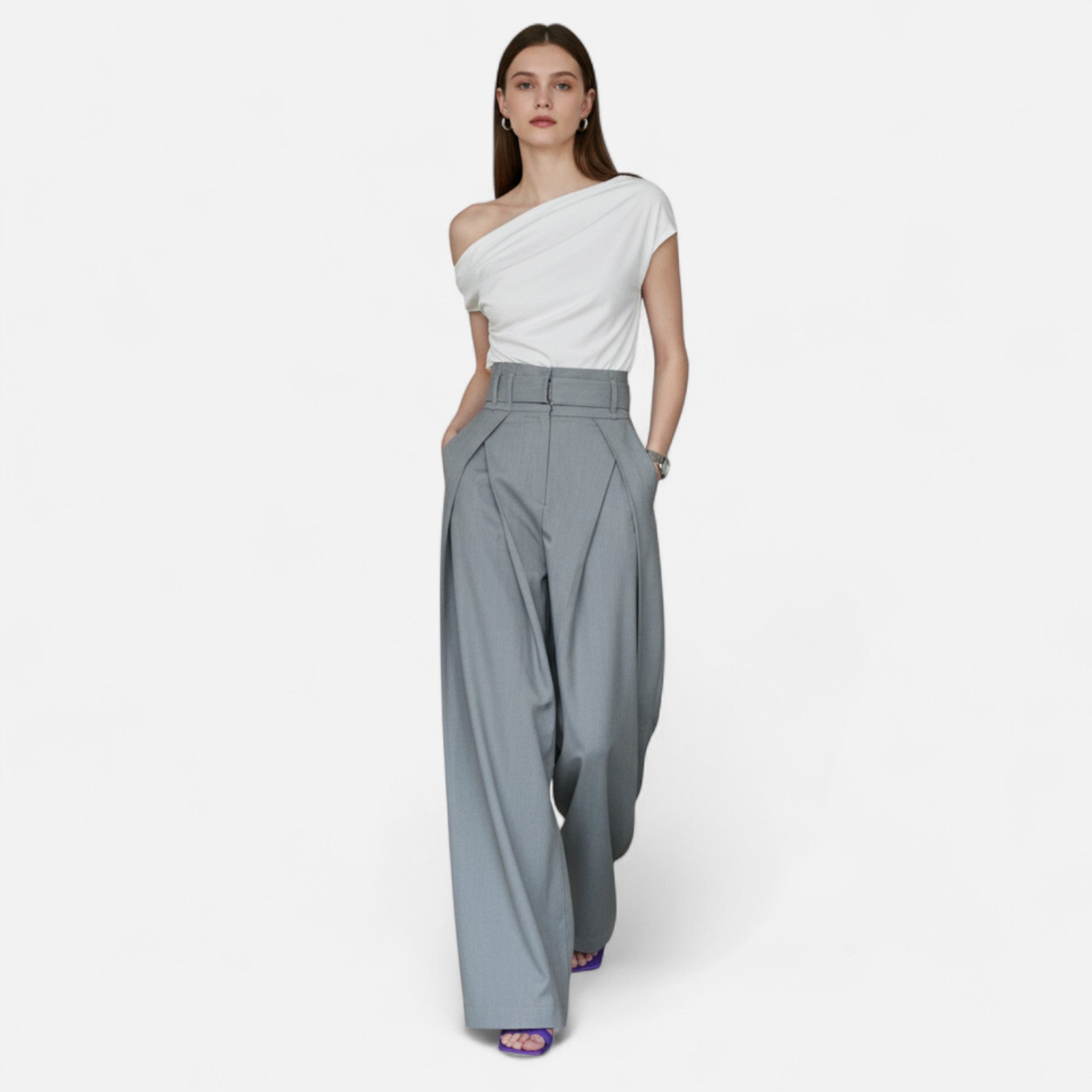 Montenza | Women’s Wide-Leg Trousers – Modern Heritage Elegance