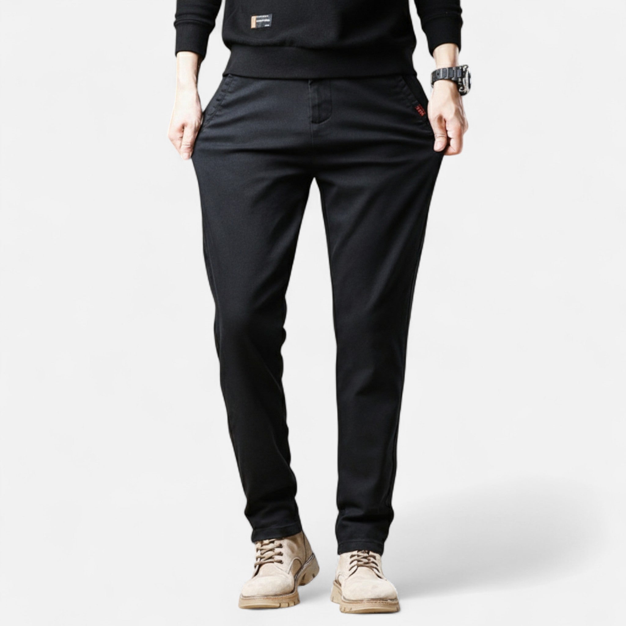 Montenza | Men’s Slim Fit Trousers – Milano Tailored Essence