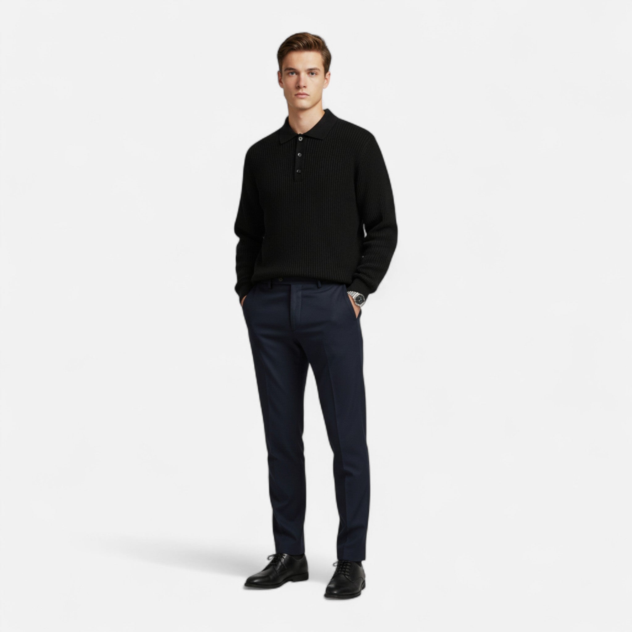Montenza | Men’s Casual Stretch Trousers – Effortless Tailored Ease