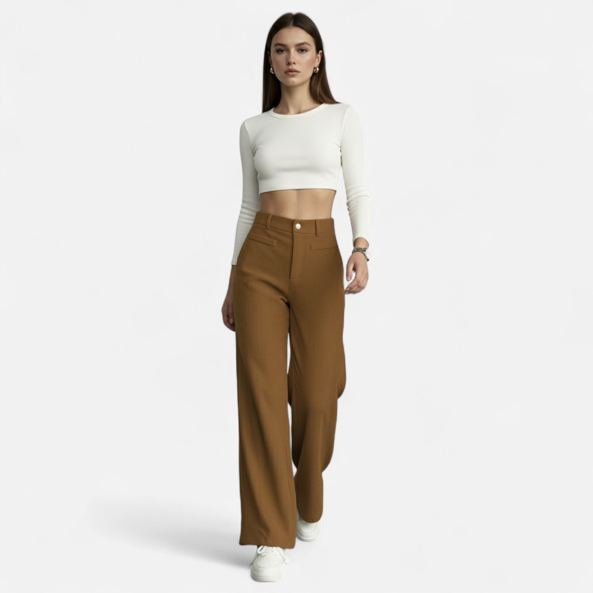 Montenza | Women’s Heritage Striped Corduroy Trousers