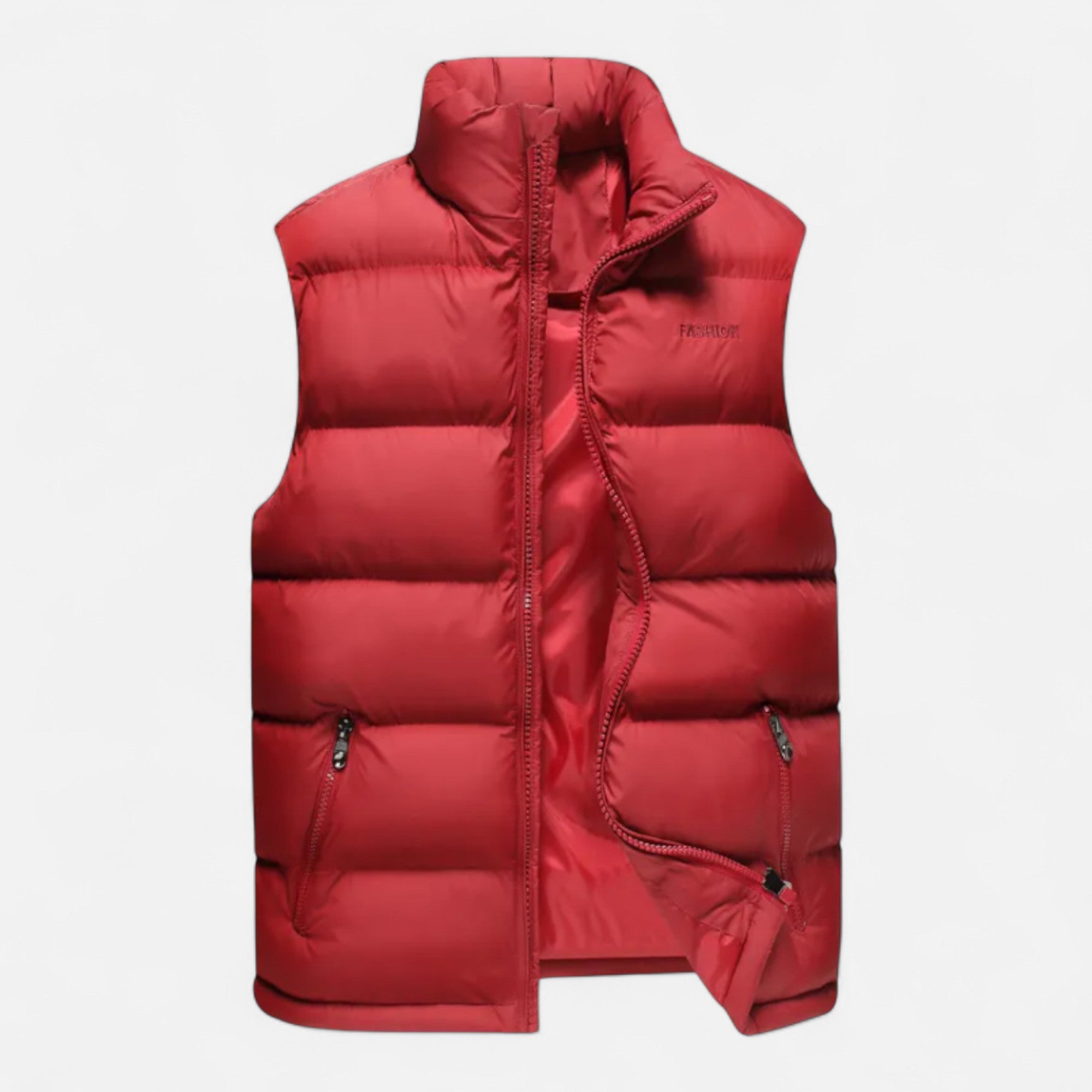Montenza | Men’s Down Cotton Vest – Heritage Embroidery