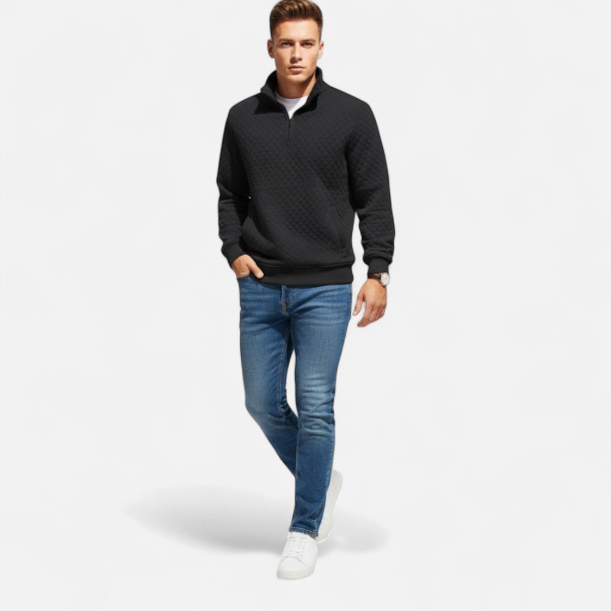 Montenza | Men’s Knitted Pullover – Heritage Plaid
