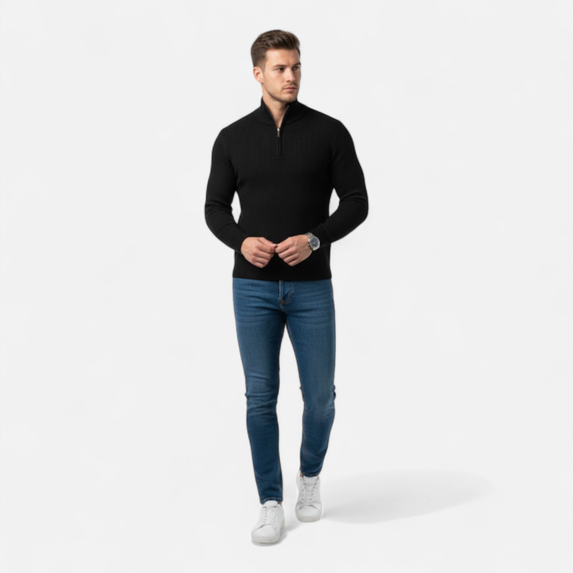 Montenza | Men’s Knitted Turtleneck – Heritage Slim Fit