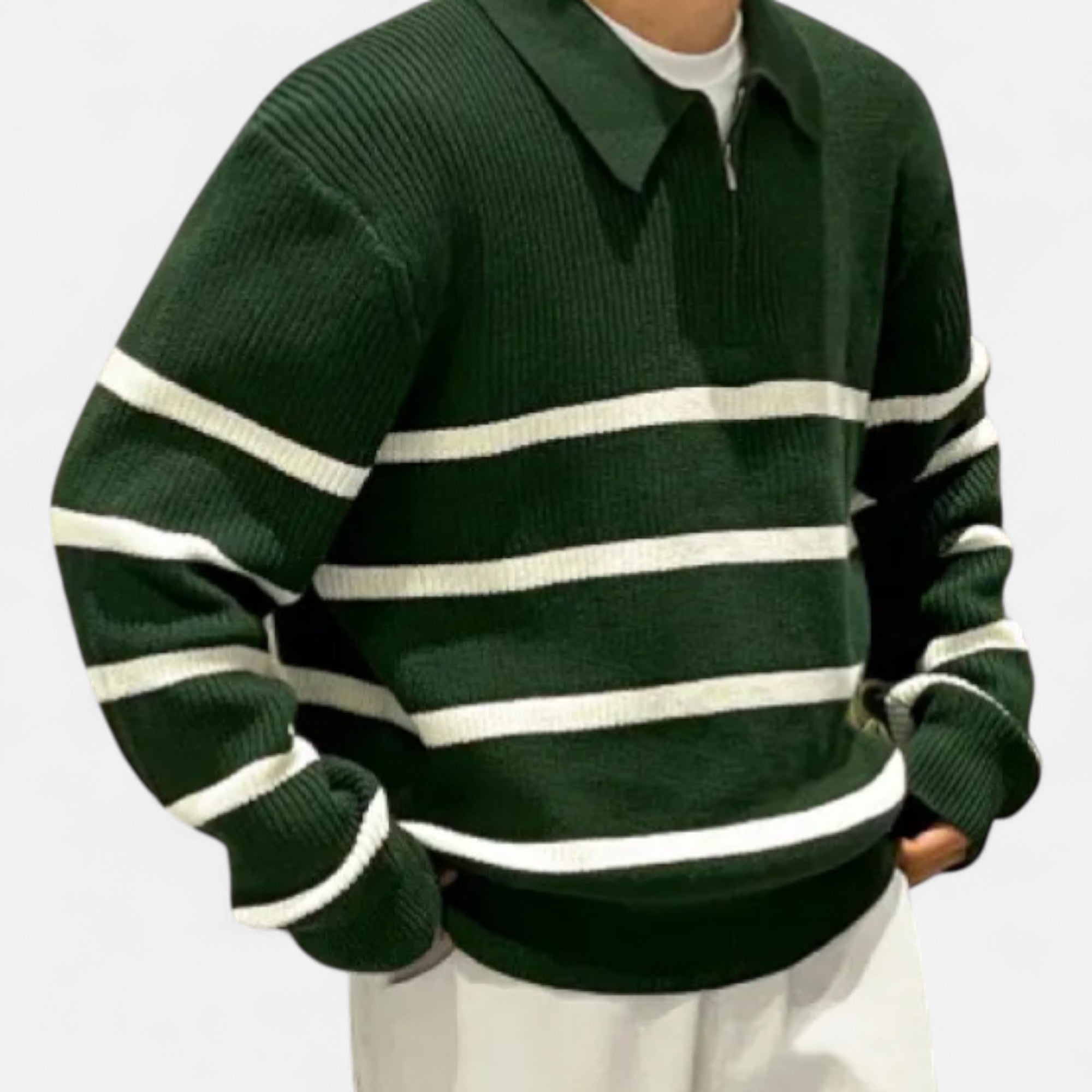 Montenza | Men’s Half-Zip Sweater – Heritage Polo Knit