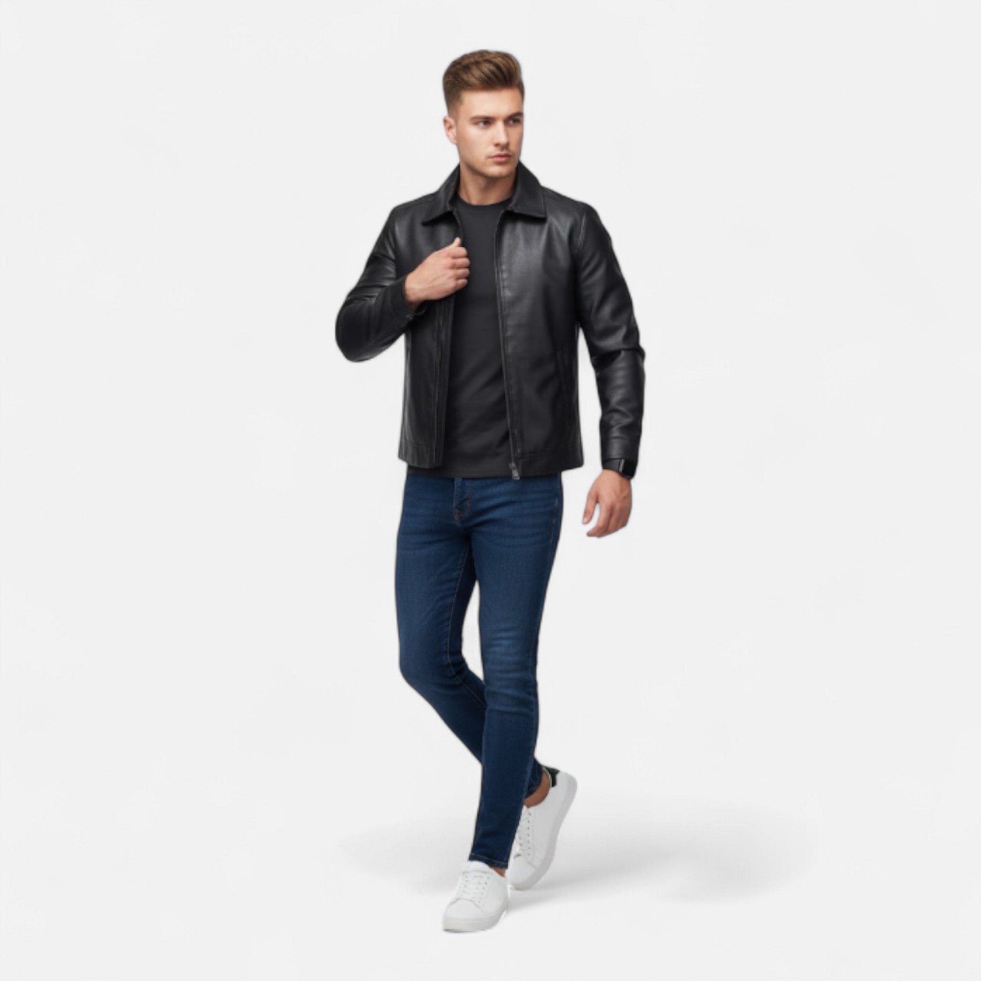 Montenza | Men’s Faux Leather Blazer – Heritage Tailoring