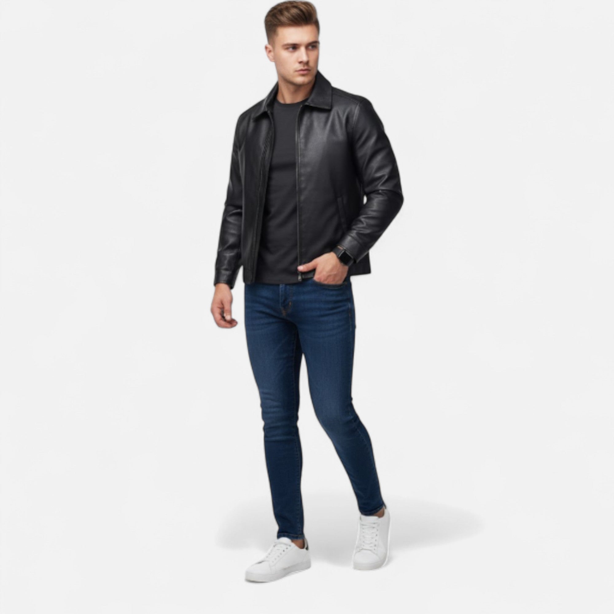 Montenza | Men’s Faux Leather Blazer – Heritage Tailoring