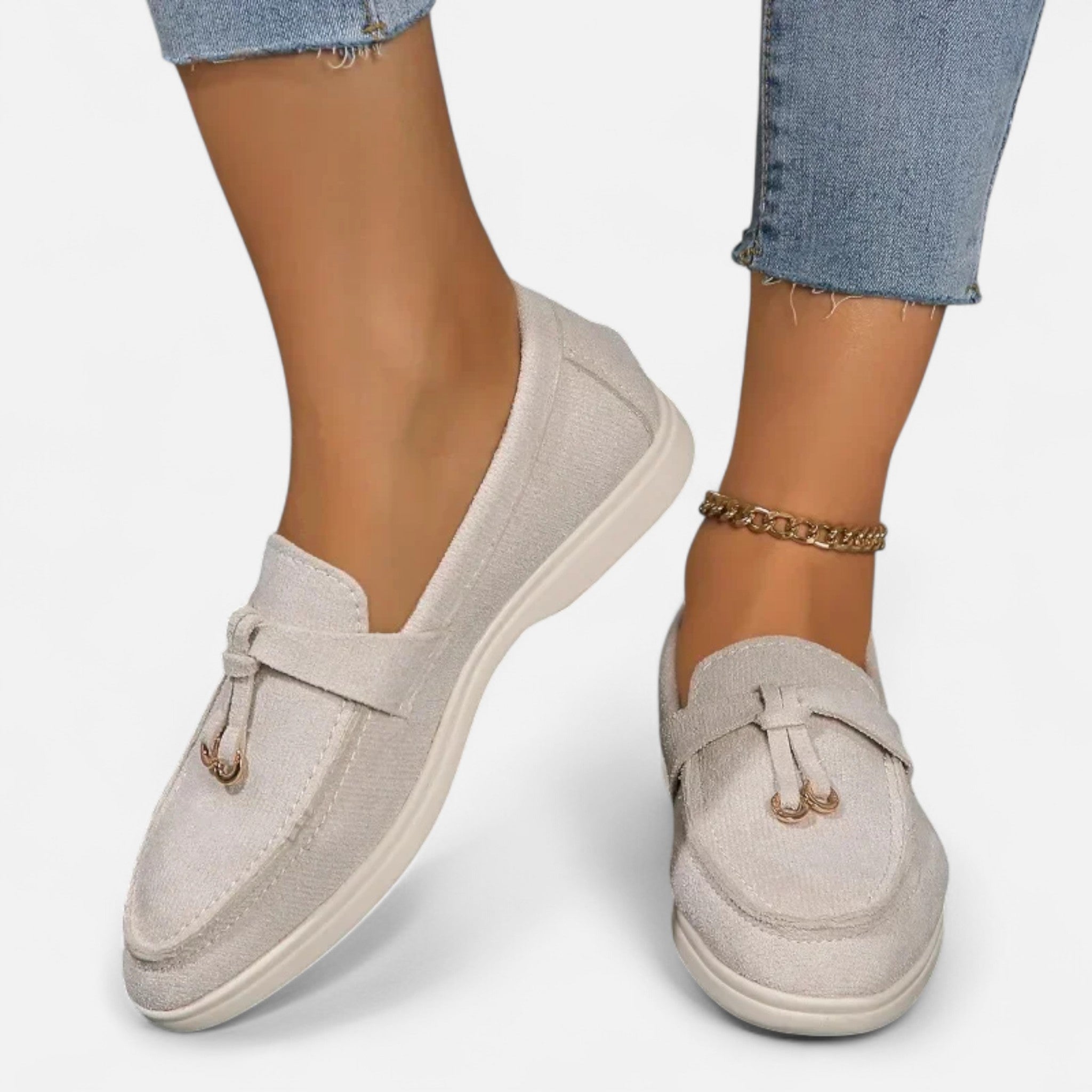 Montenza | Women’s Suede Loafers – Effortless Heritage Charm