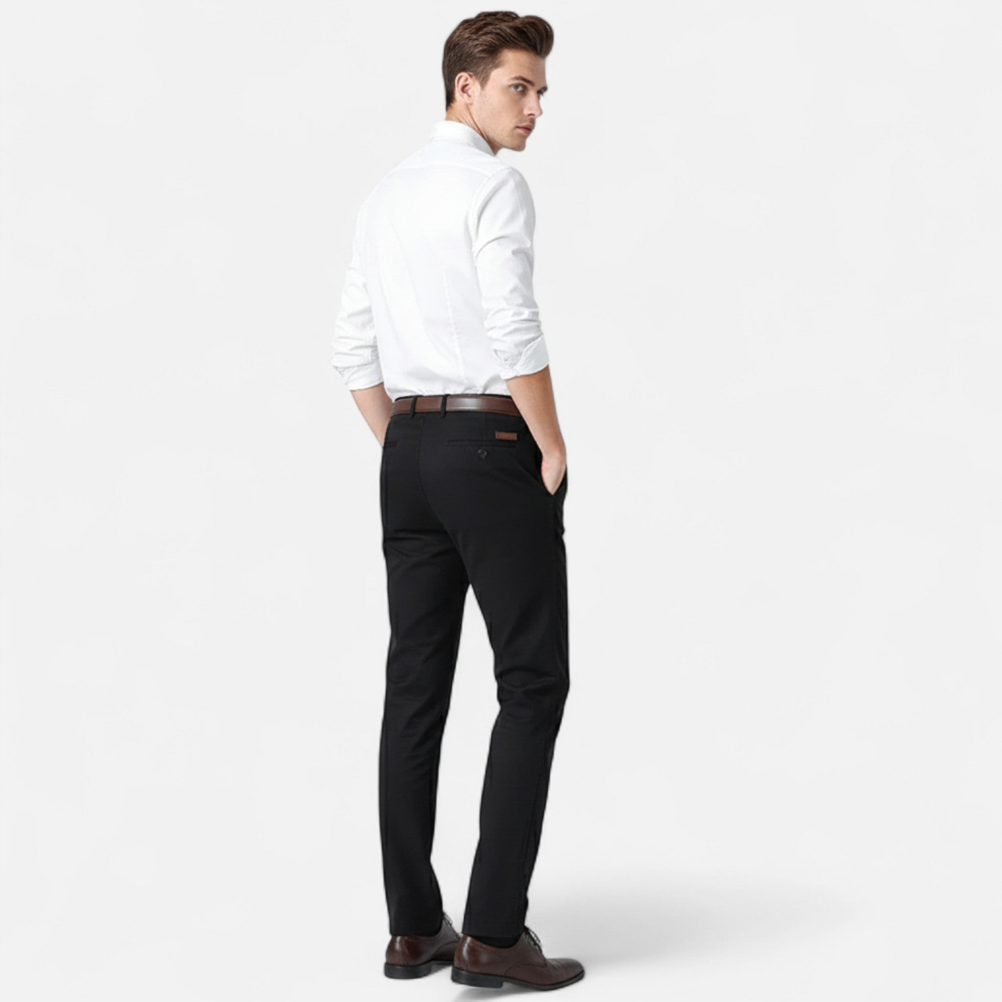 Montenza | Men’s Cotton Trousers – Effortless Tailored Ease