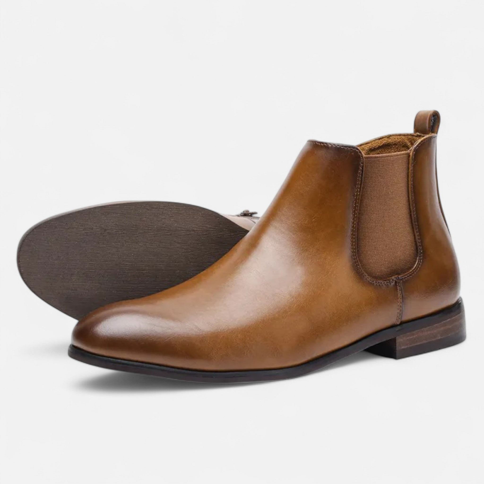 Montenza | Men’s Frosted Leather Chelsea Boots – Heritage Edition