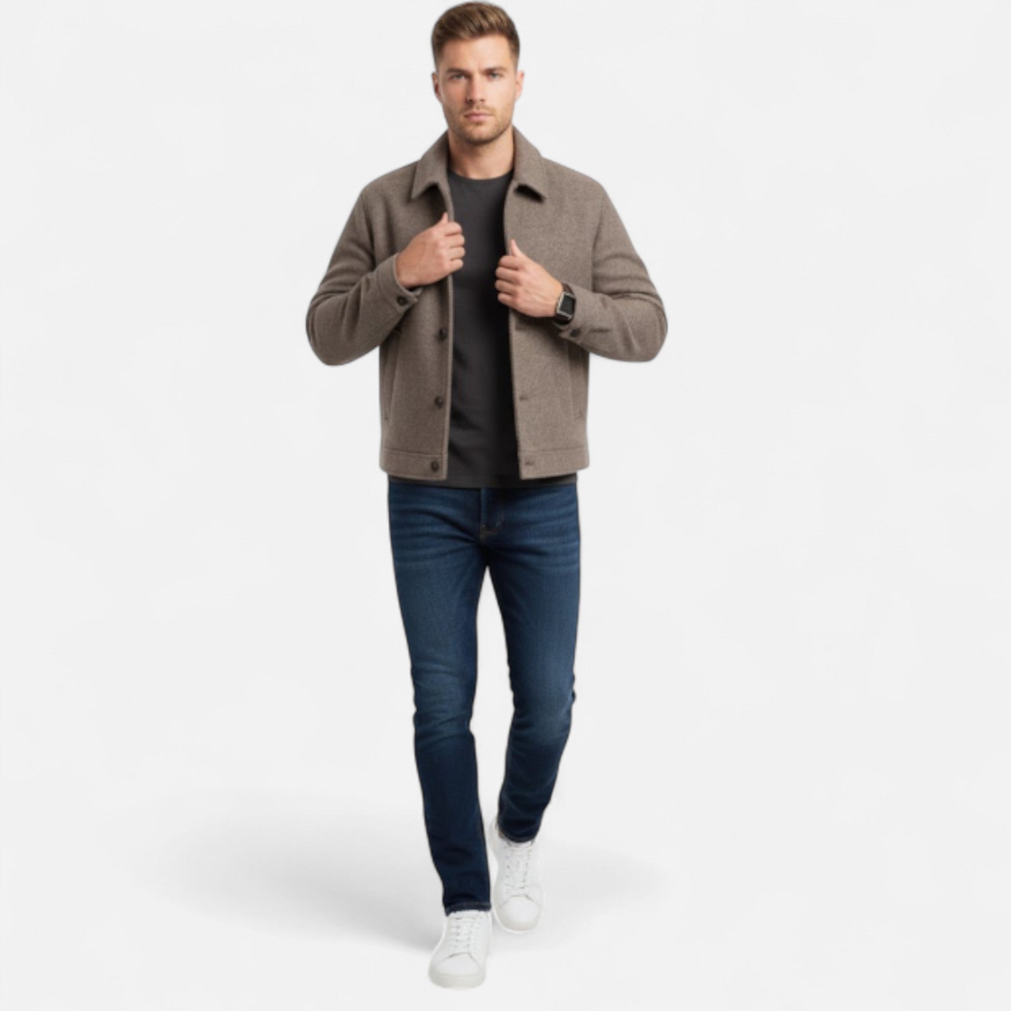 Montenza | Men’s Wool Blazer Coat – Heritage Lapel