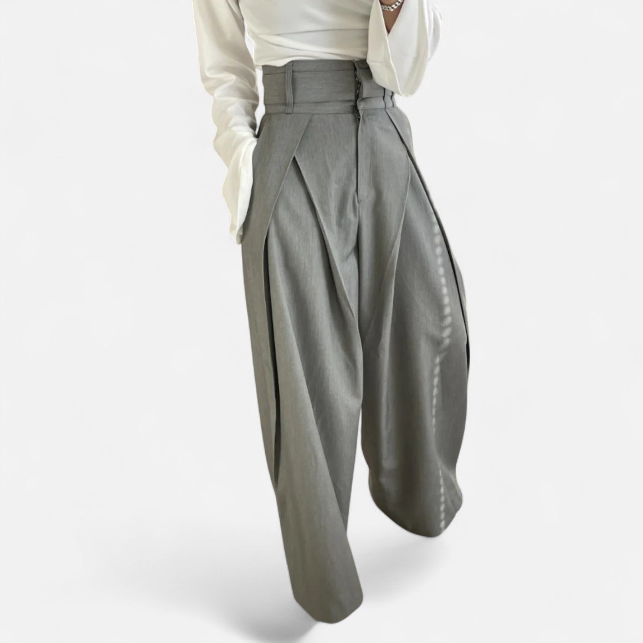 Montenza | Women’s Wide-Leg Trousers – Modern Heritage Elegance