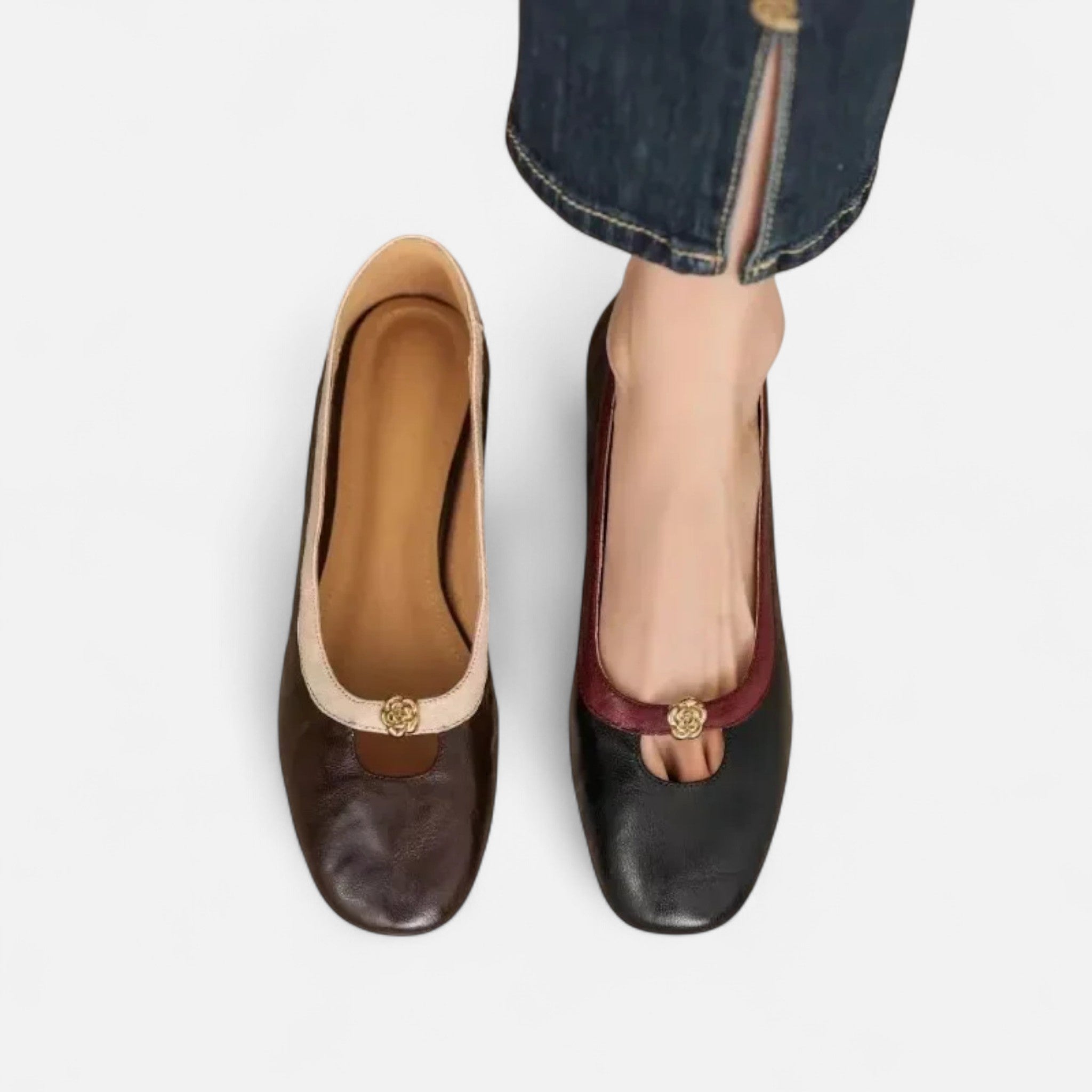 Montenza | Women’s Leather Ballet Flats – Timeless Everyday Elegance