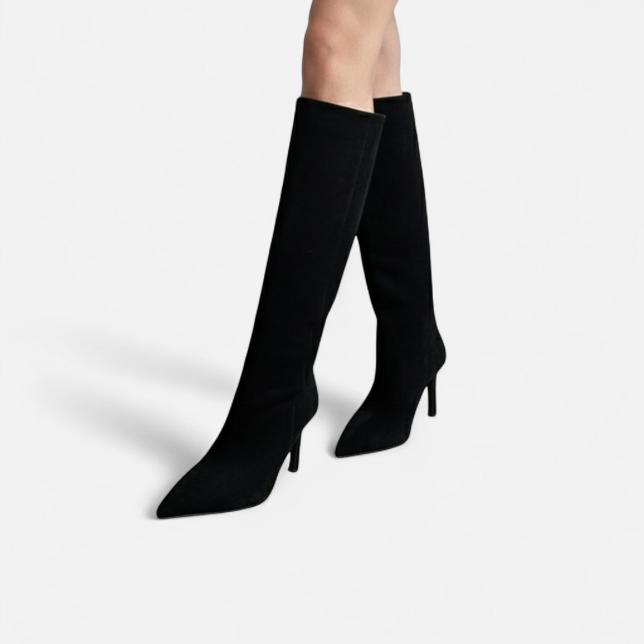 Montenza | Women’s Knee-High Suede Boots – Equestrian Elegance