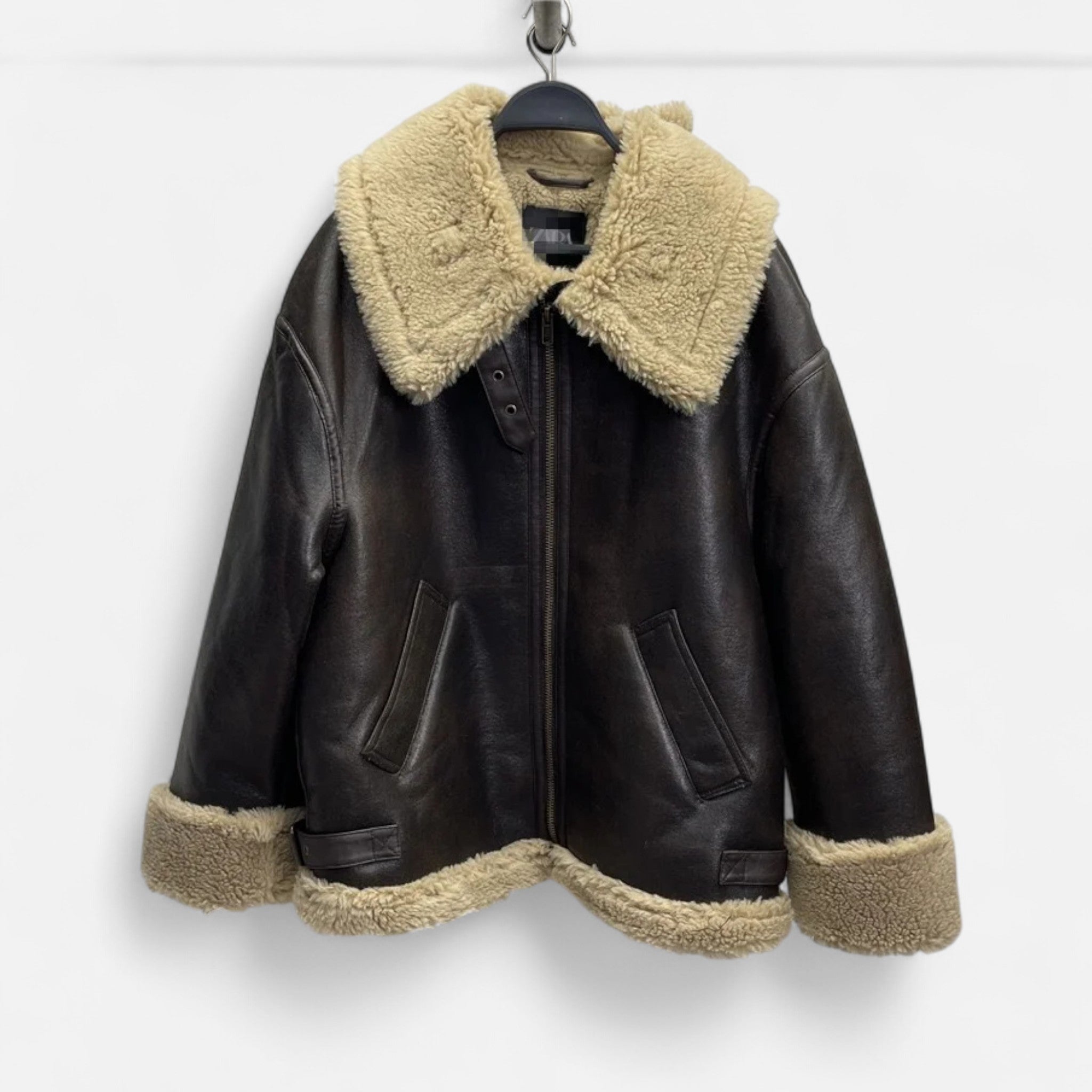 Montenza | Women’s Double-Faced Wool Leather Jacket – Winter Luxe Edition