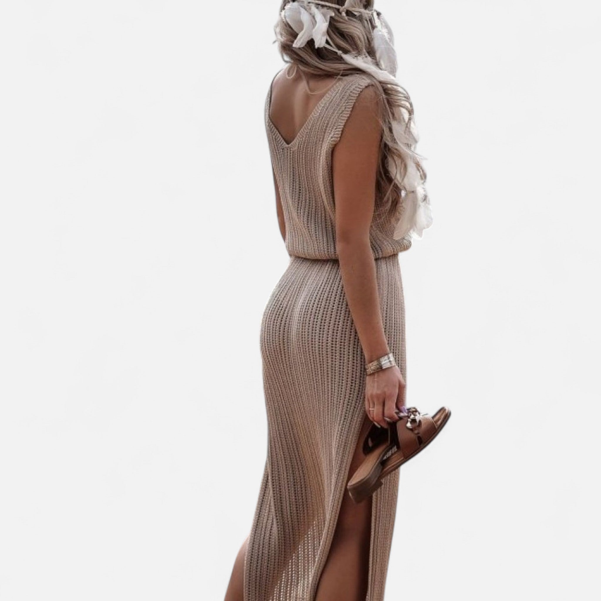 Montenza | Women’s Sleeveless Knit Sweater – Riviera Essence