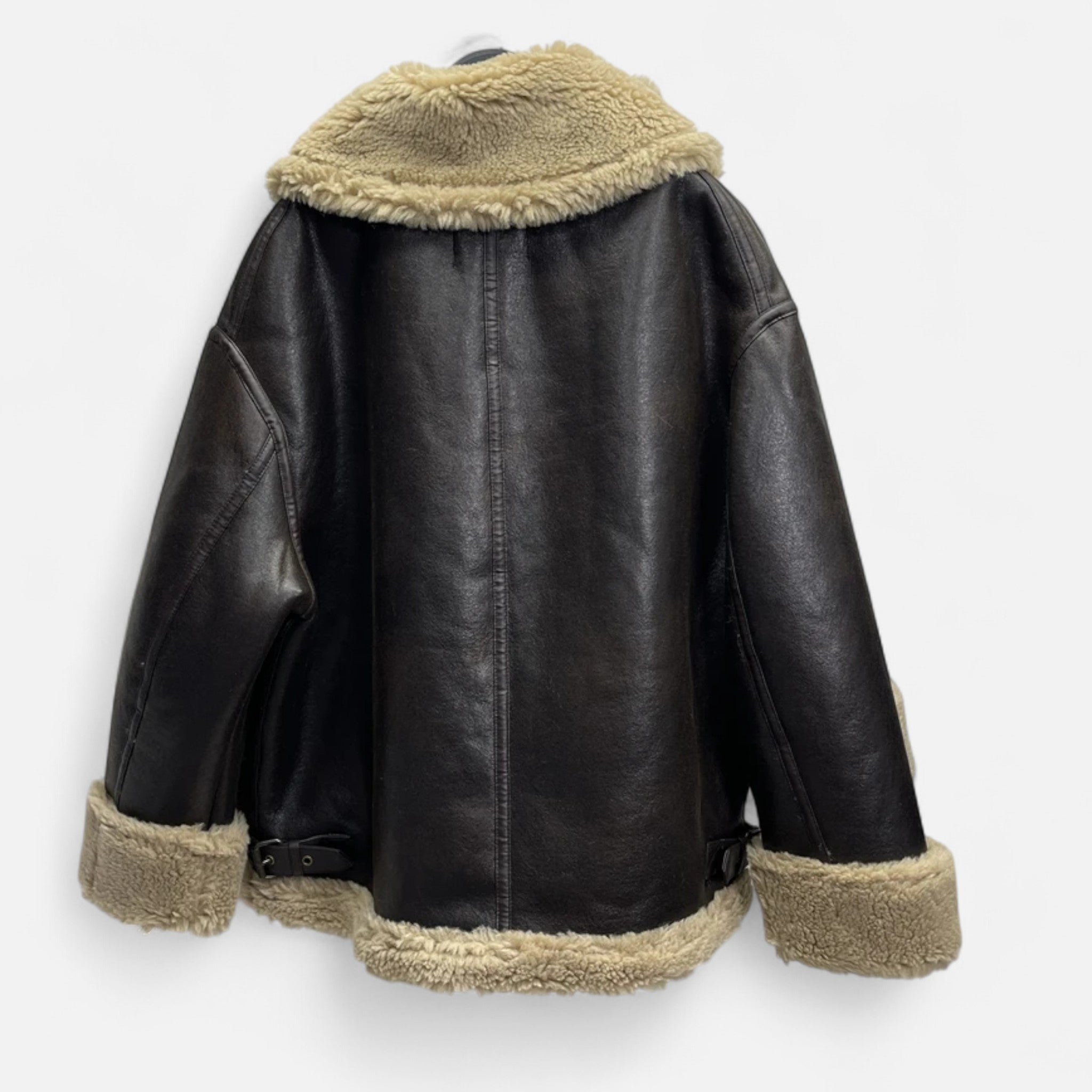Montenza | Women’s Double-Faced Wool Leather Jacket – Winter Luxe Edition