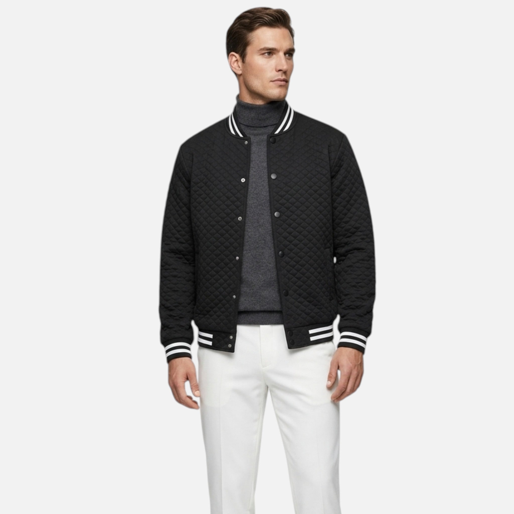 Montenza | Mens Varsity Bomber Jacket