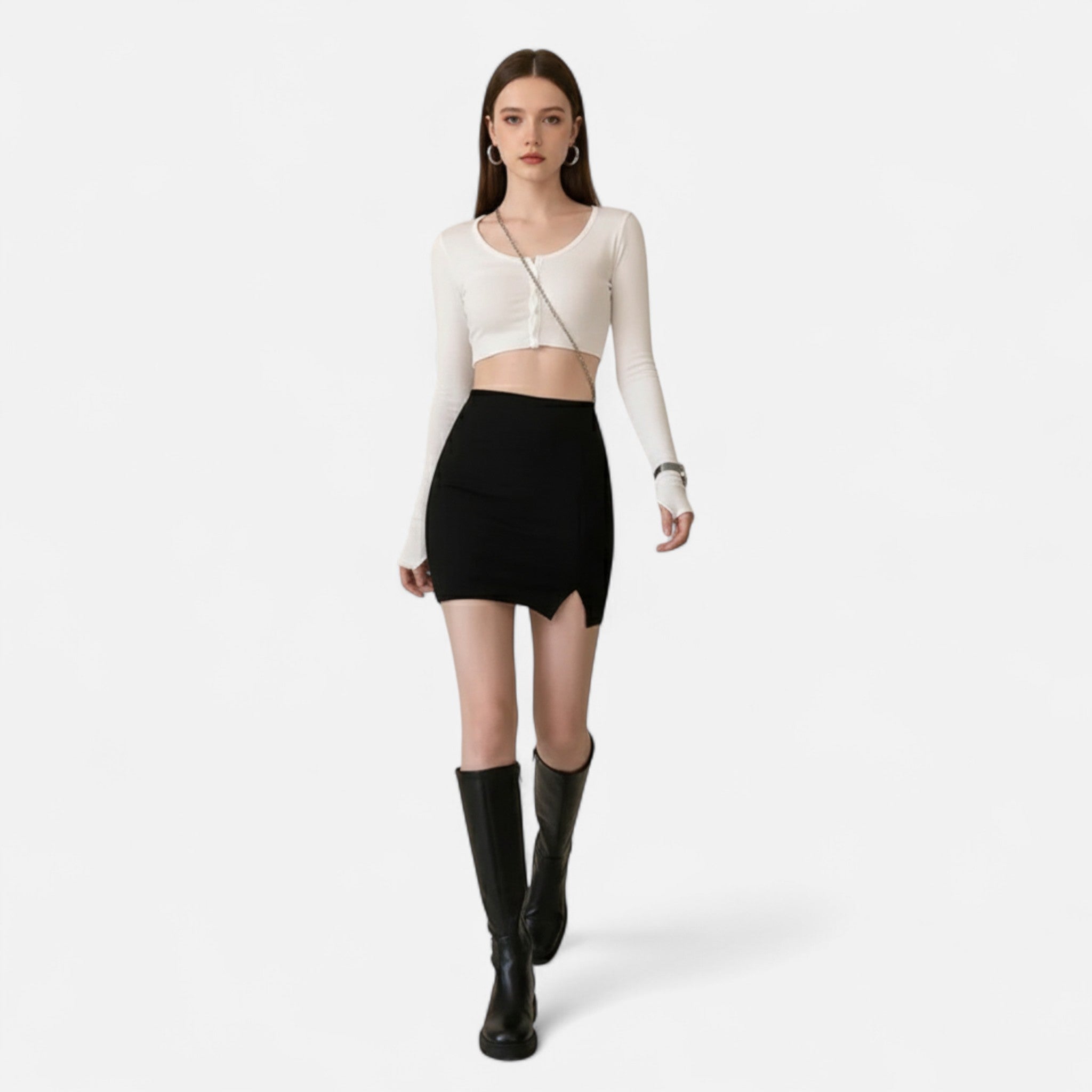 Montenza | Women’s High-Waist Shorts – Tailored Simplicity