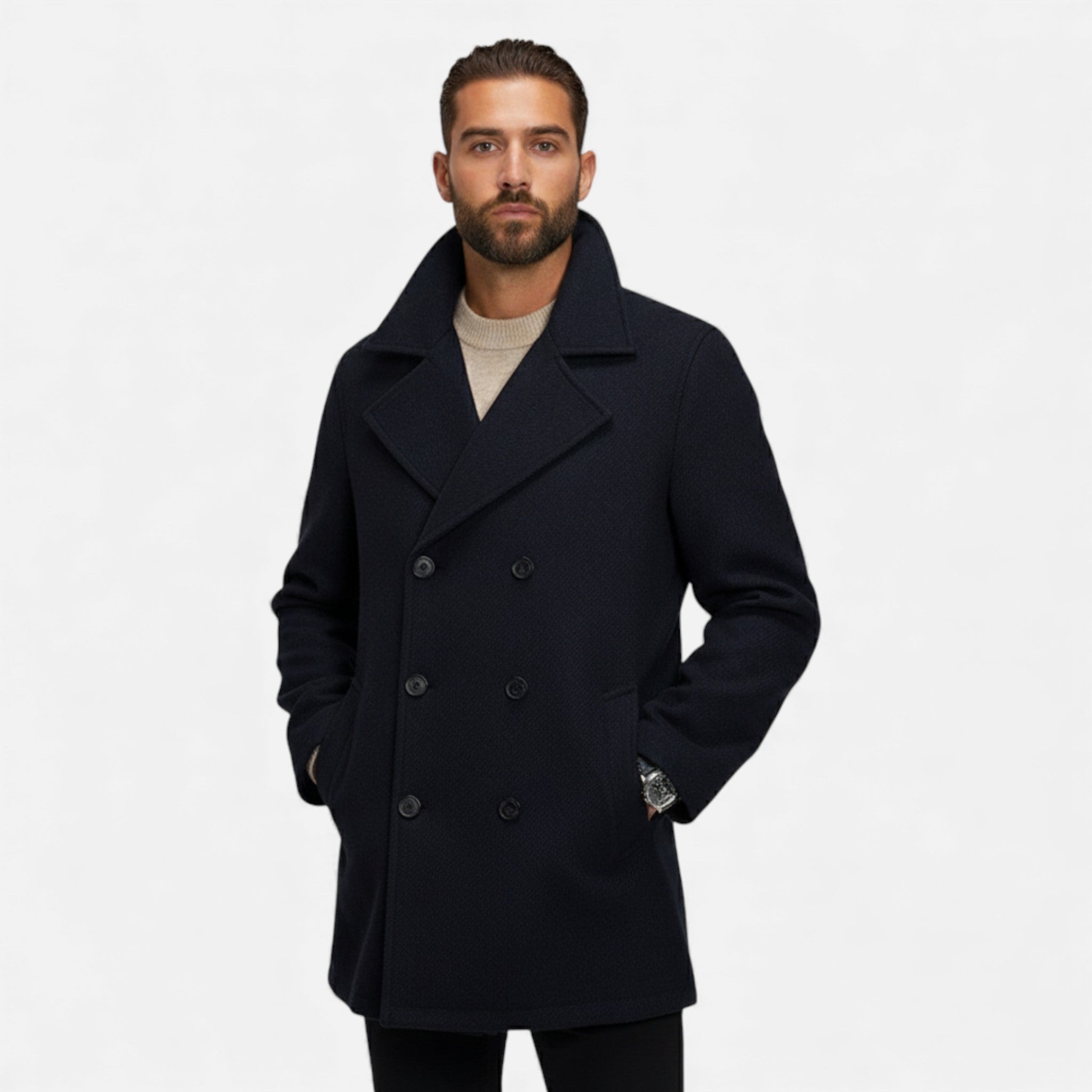 Montenza | Men’s Slim-Fit Coat – Heritage Lapel
