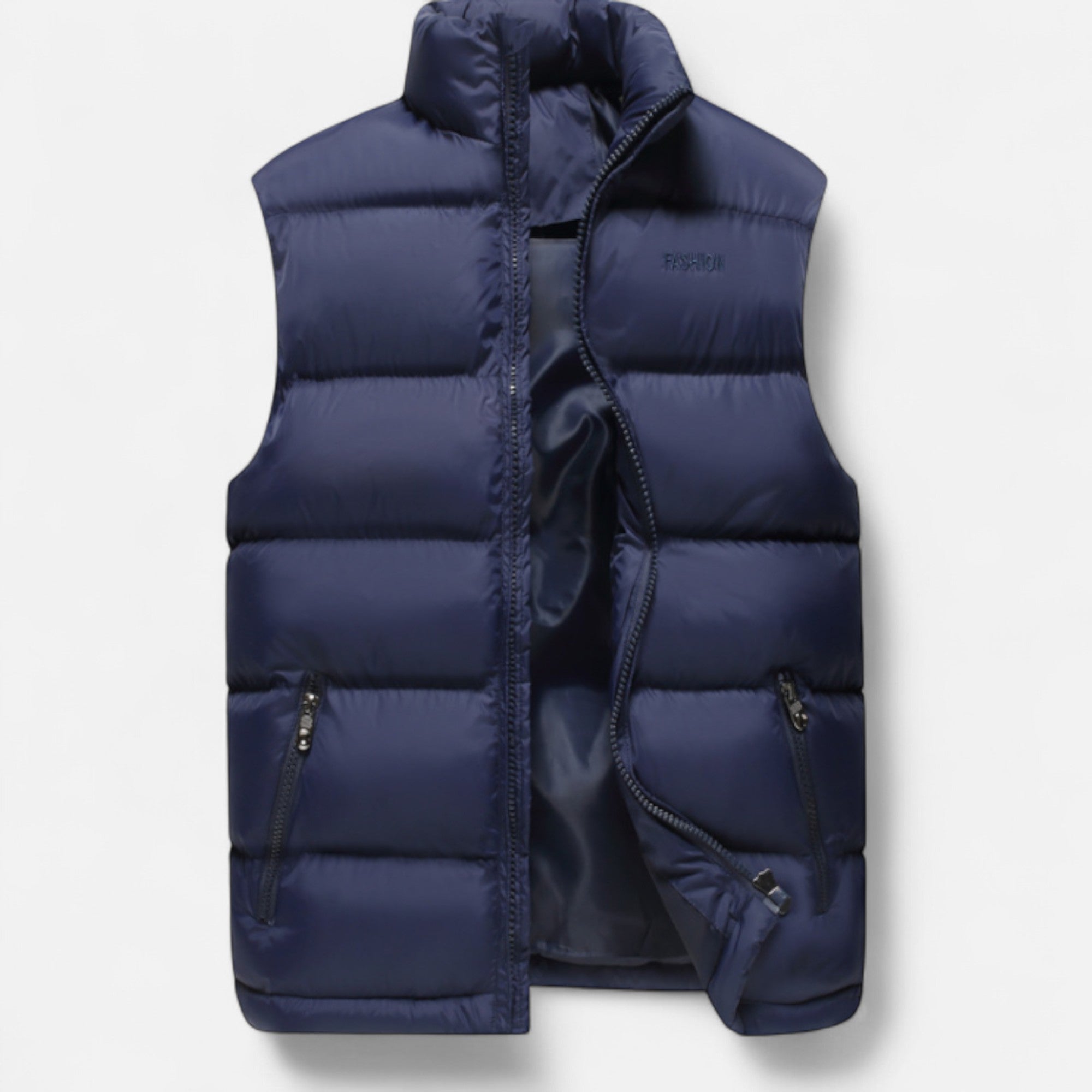 Montenza | Men’s Down Cotton Vest – Heritage Embroidery