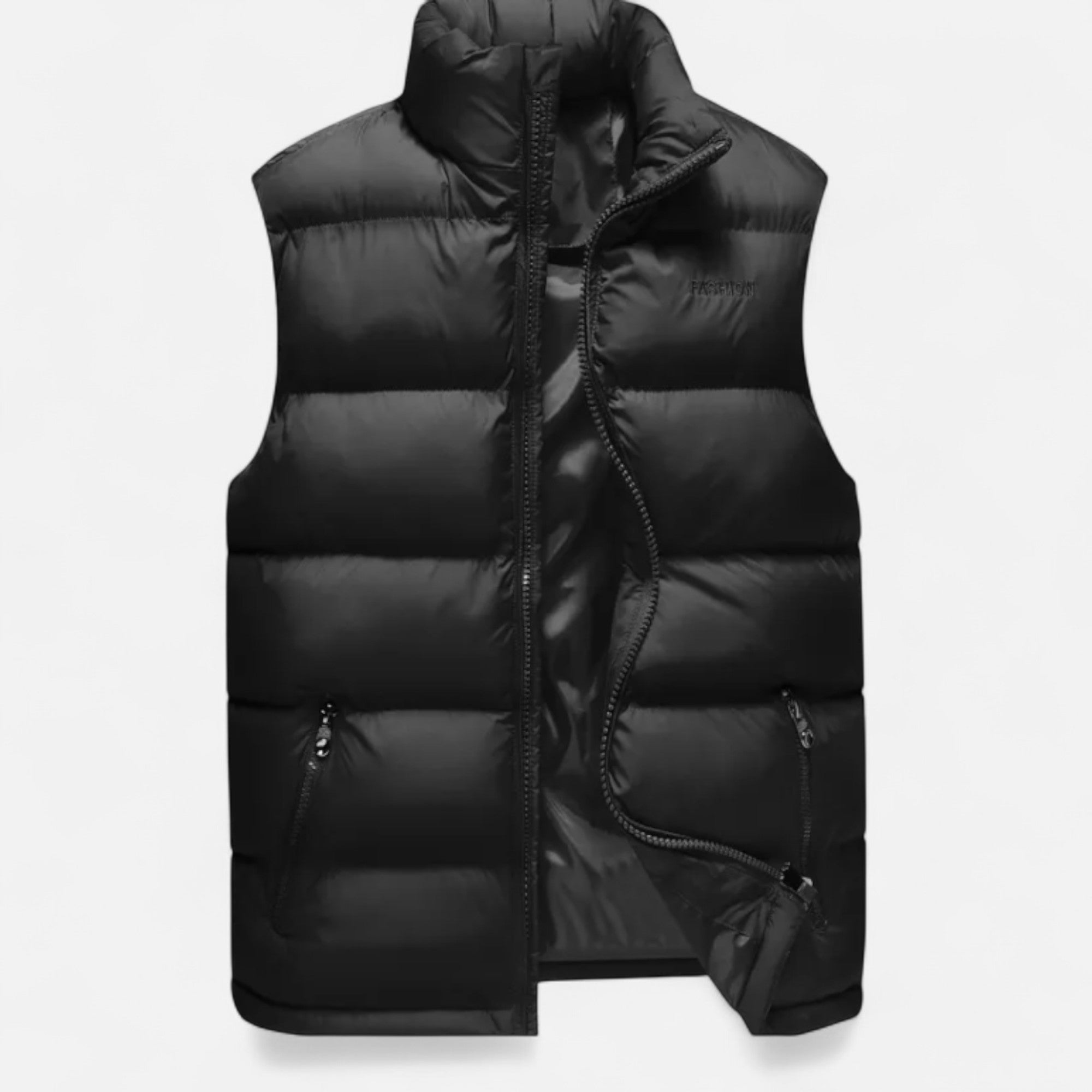 Montenza | Men’s Down Cotton Vest – Heritage Embroidery