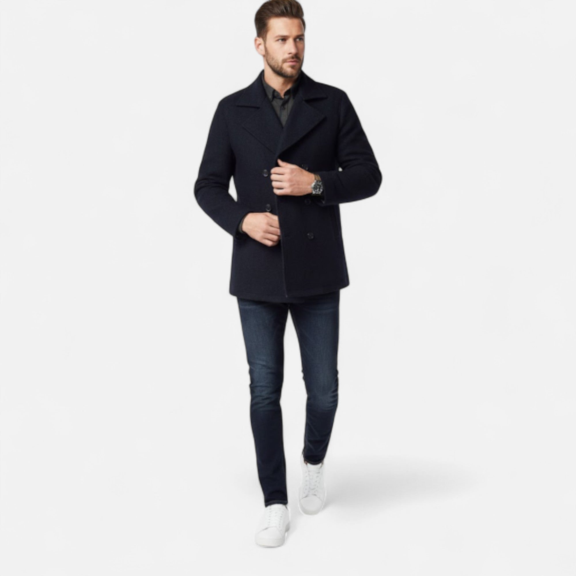 Montenza | Men’s Slim-Fit Coat – Heritage Lapel