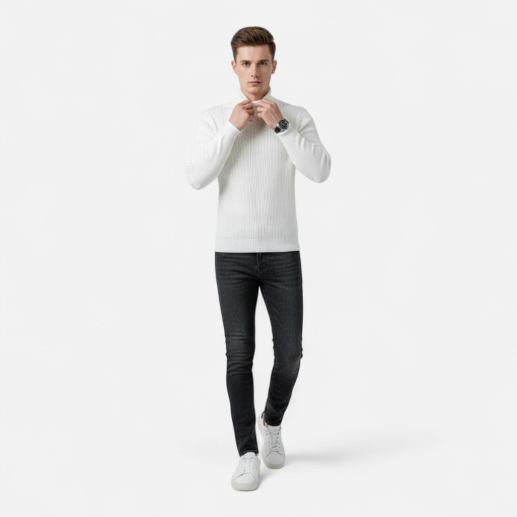 Montenza | Men’s Turtleneck Sweater – Heritage Knit