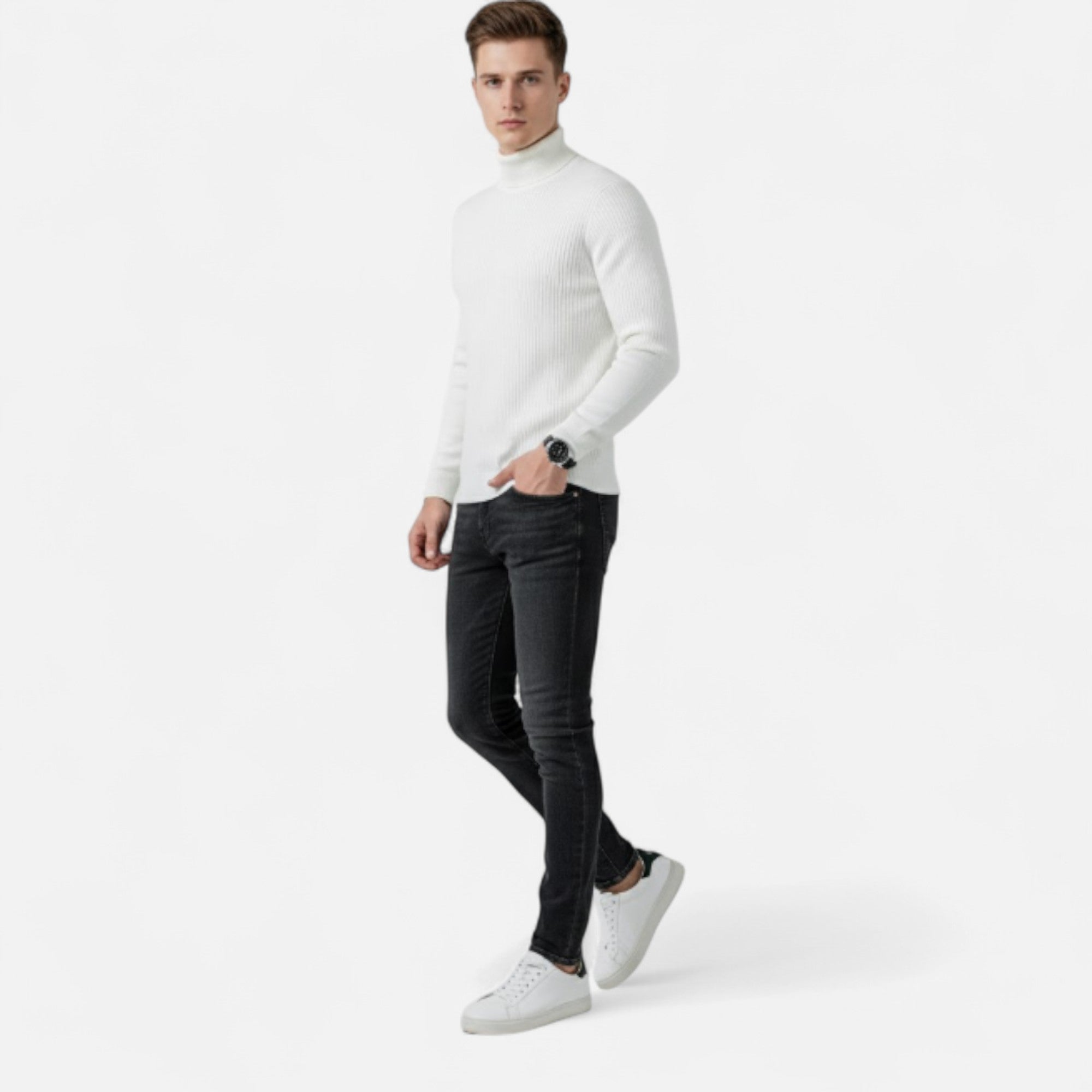 Montenza | Men’s Turtleneck Sweater – Heritage Knit