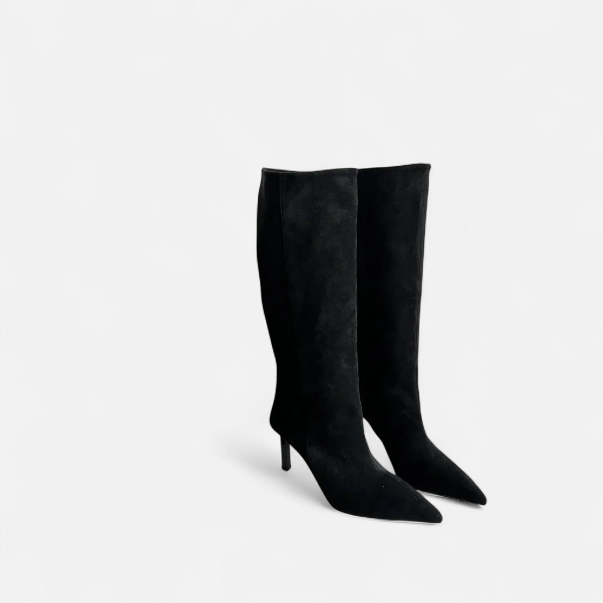 Montenza | Women’s Knee-High Suede Boots – Equestrian Elegance