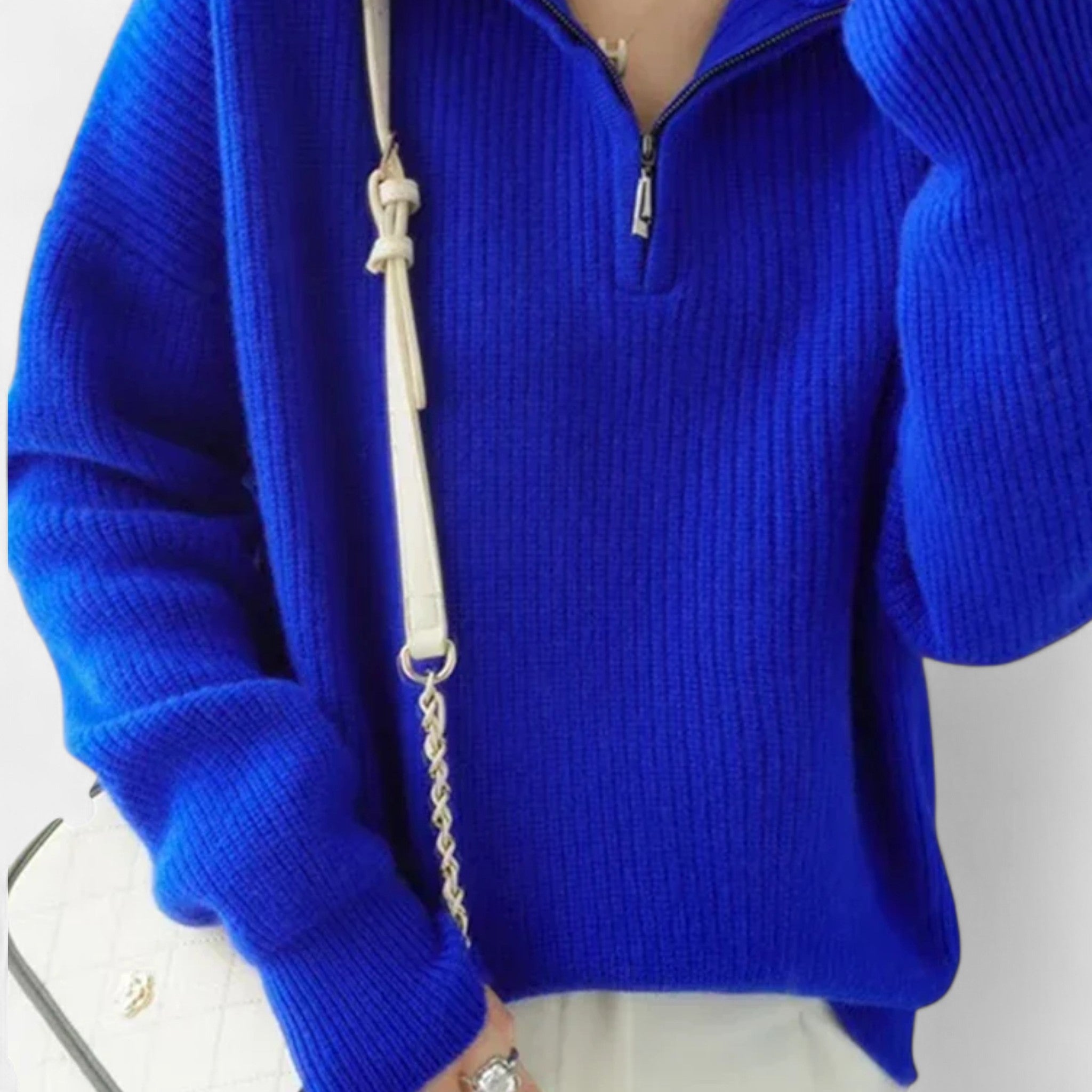 Montenza | Women’s Thick Knit Half-Zip – Effortless Comfort