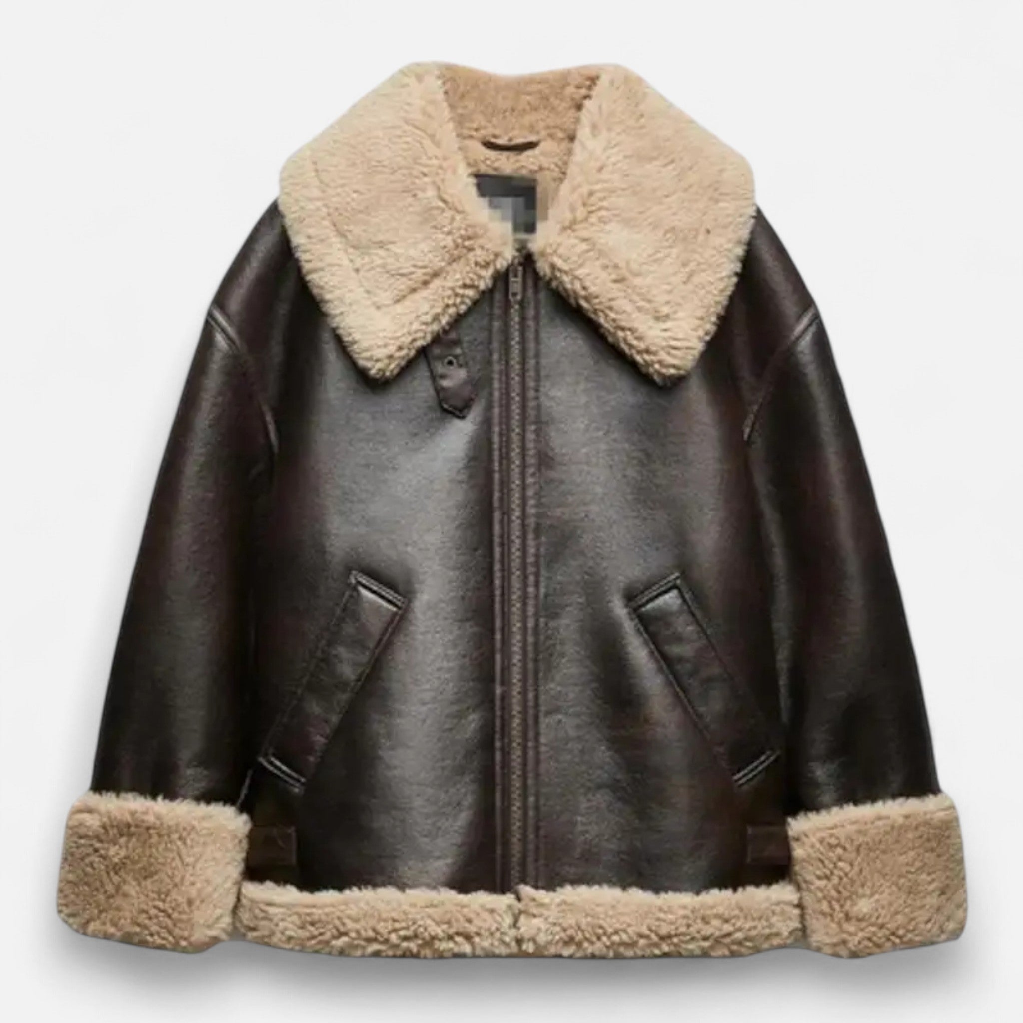 Montenza | Women’s Double-Faced Wool Leather Jacket – Winter Luxe Edition