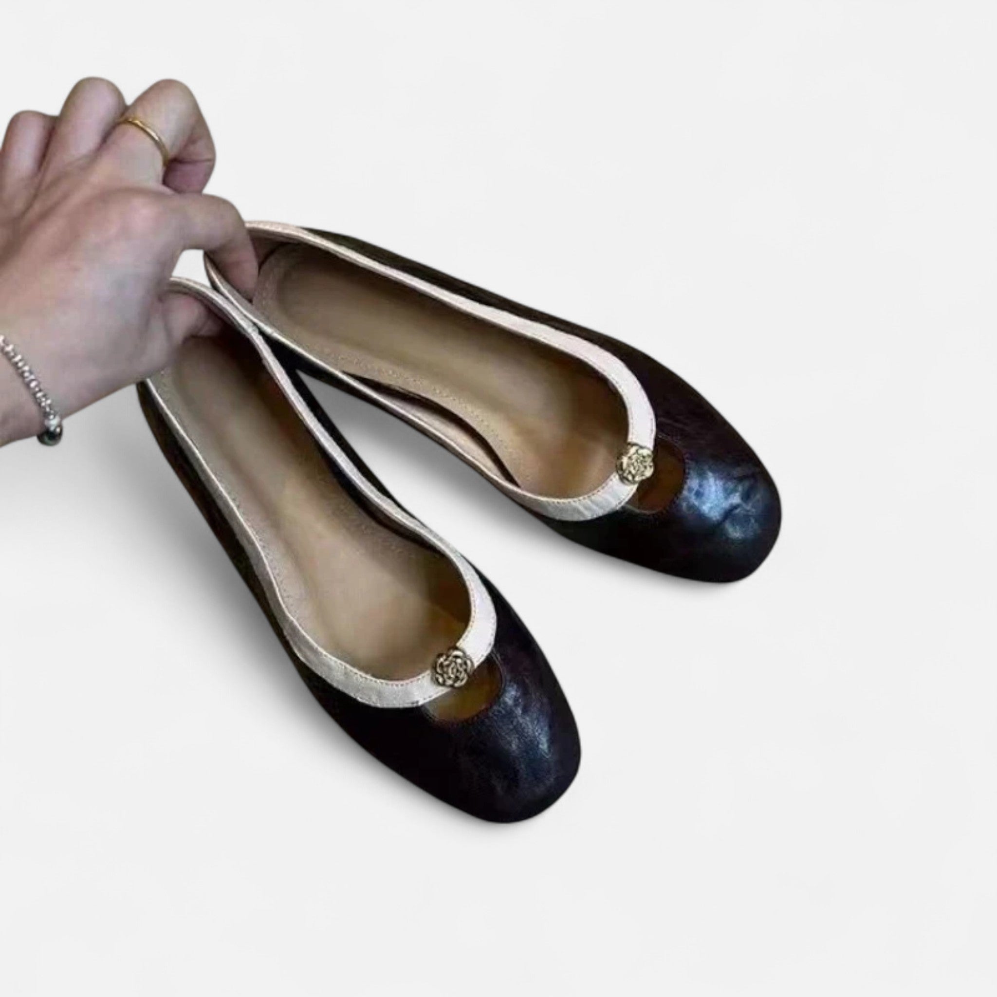 Montenza | Women’s Leather Ballet Flats – Timeless Everyday Elegance