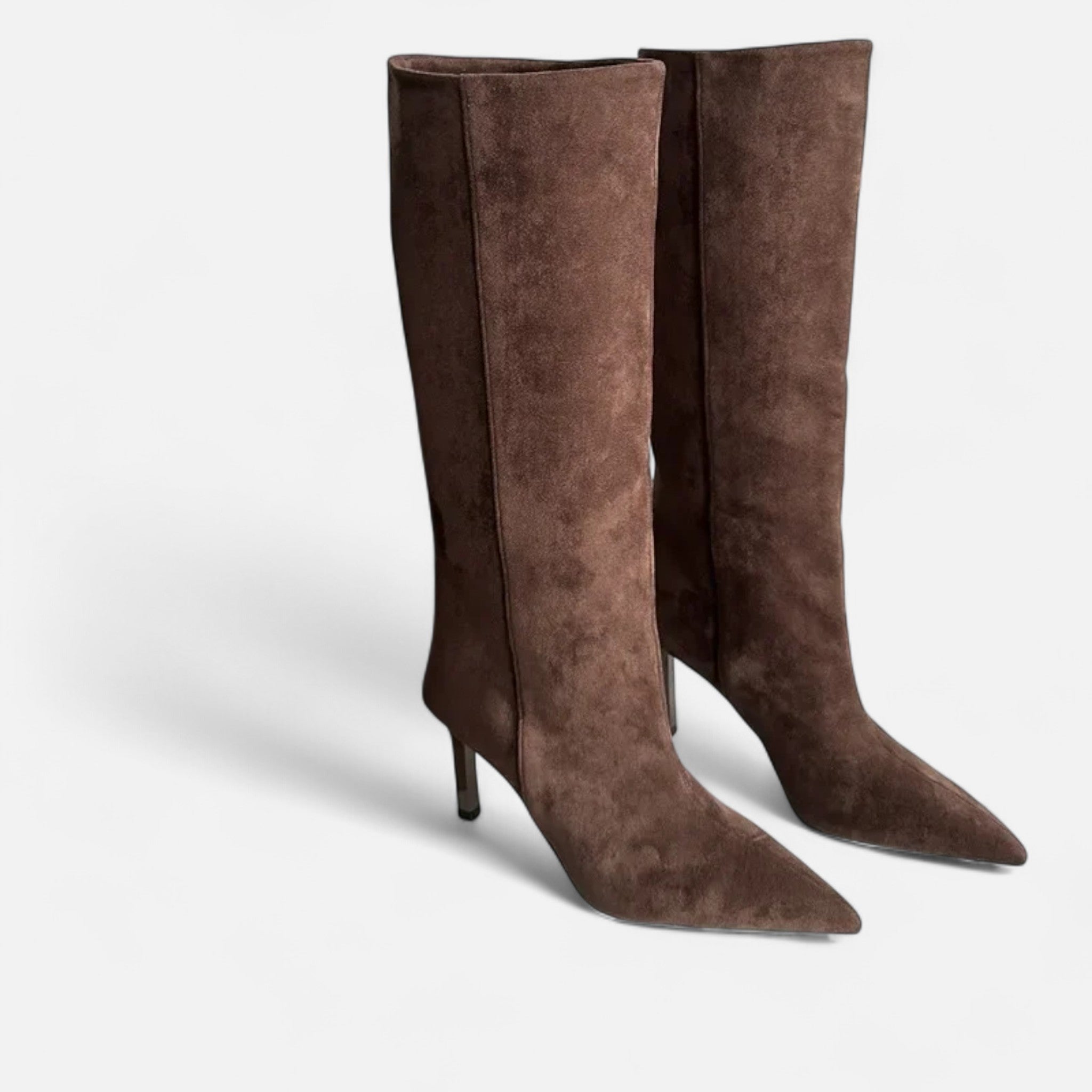 Montenza | Women’s Knee-High Suede Boots – Equestrian Elegance