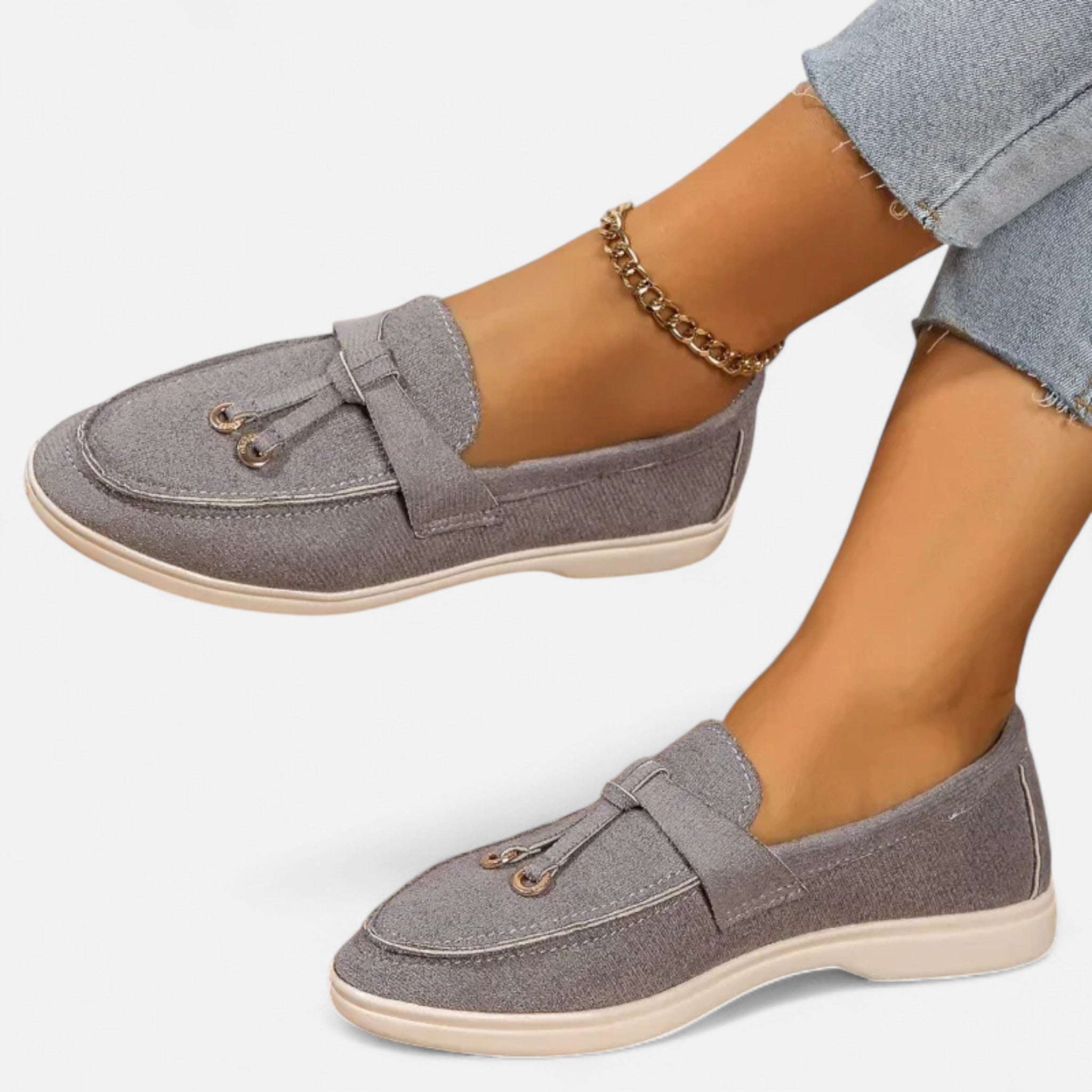 Montenza | Women’s Suede Loafers – Effortless Heritage Charm