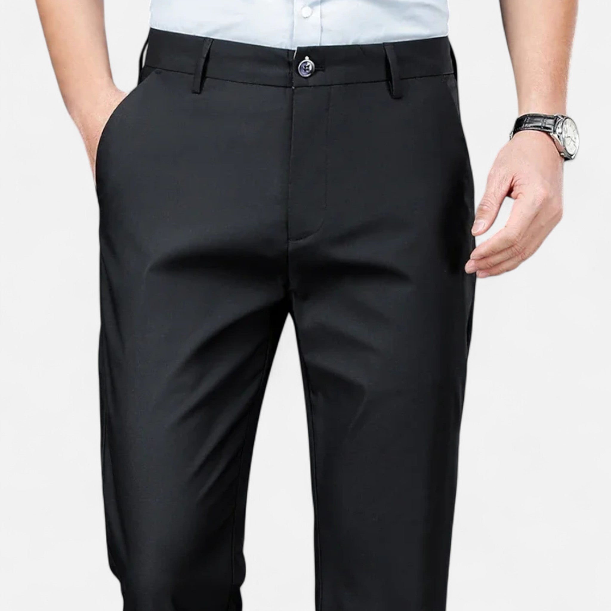 Montenza | Men’s Casual Stretch Trousers – Effortless Tailored Ease