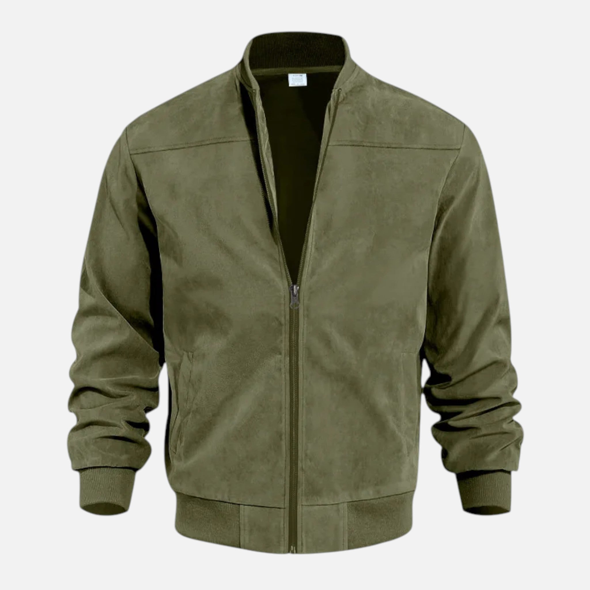 Montenza | Mens Suede Zipper Cardigan Jacket