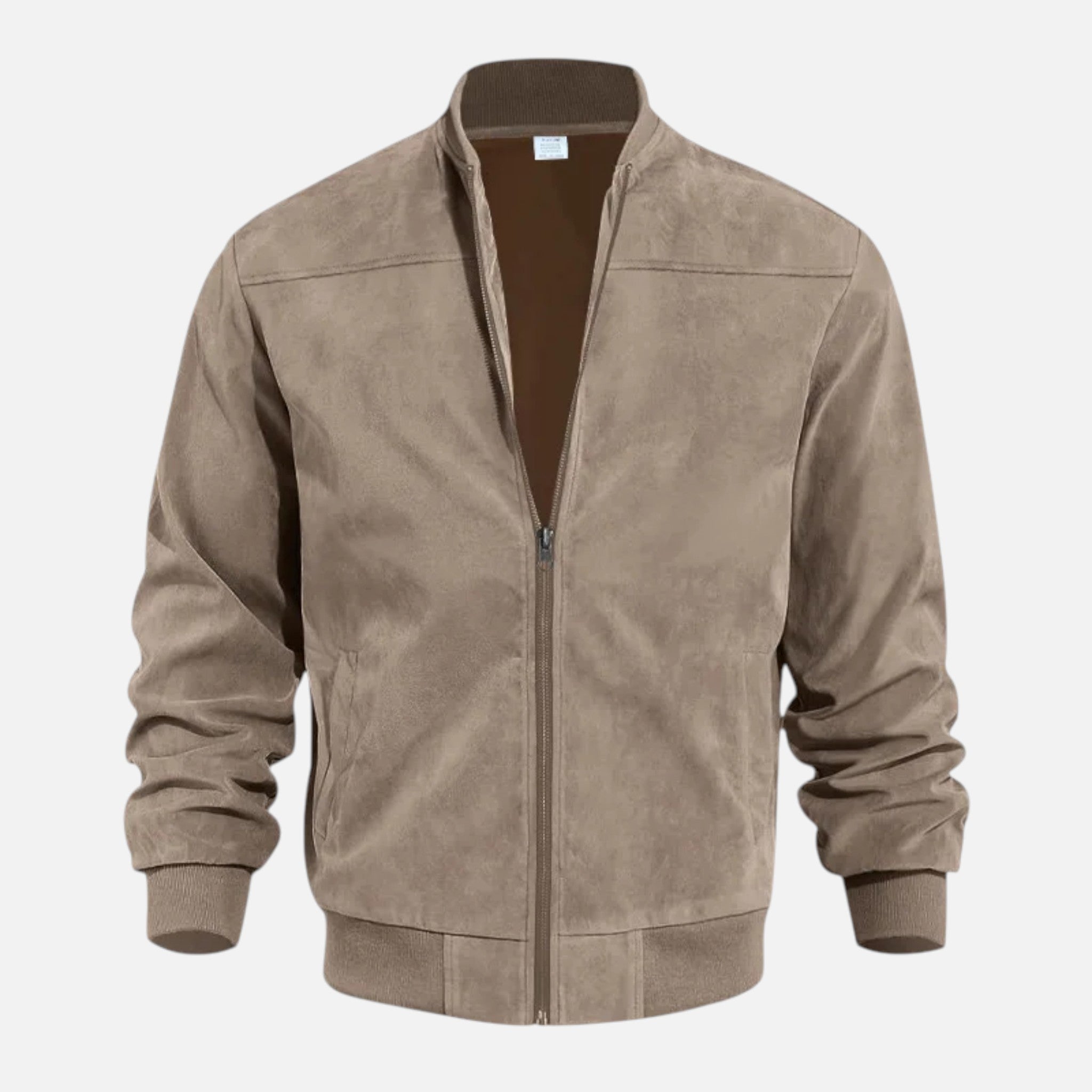 Montenza | Mens Suede Zipper Cardigan Jacket