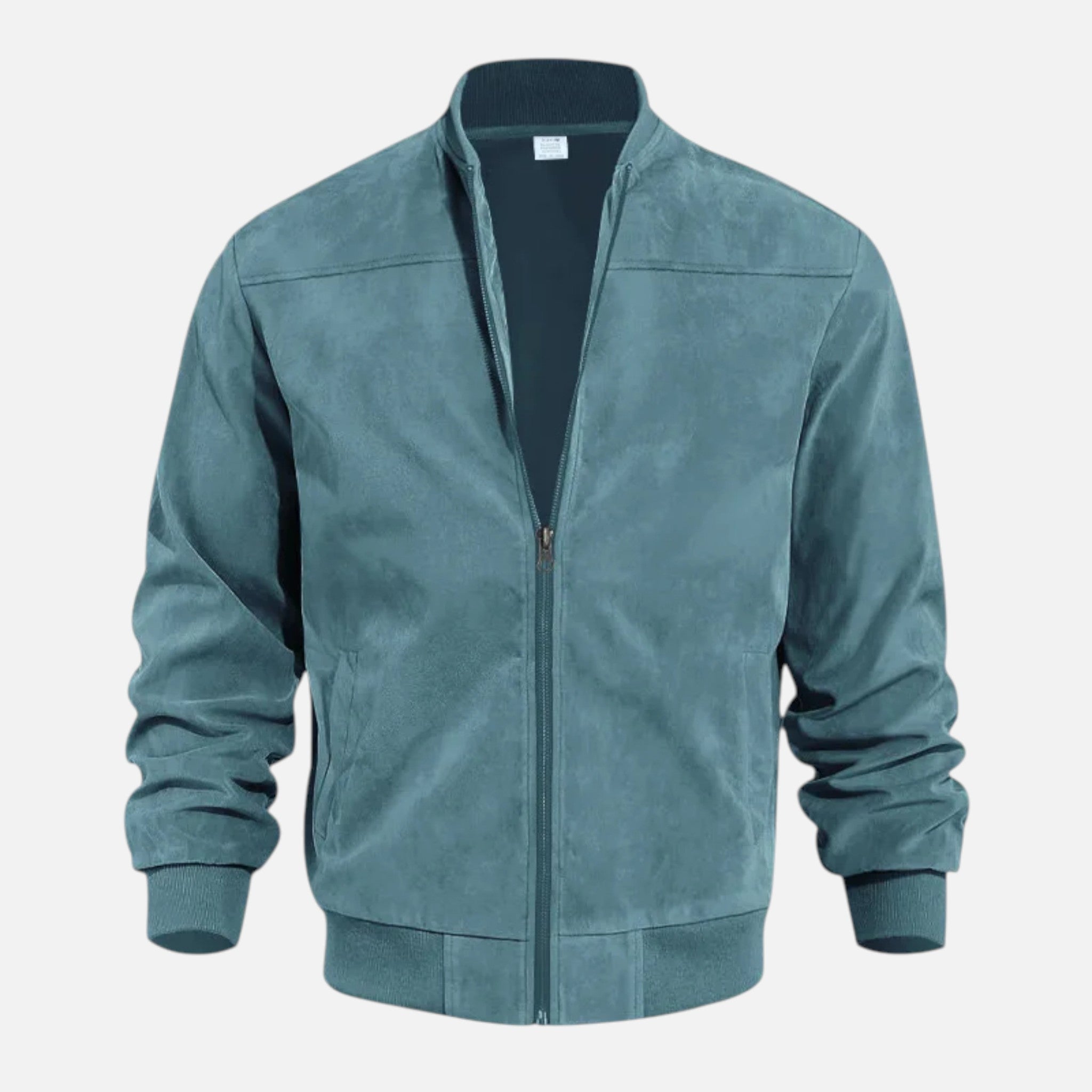 Montenza | Mens Suede Zipper Cardigan Jacket