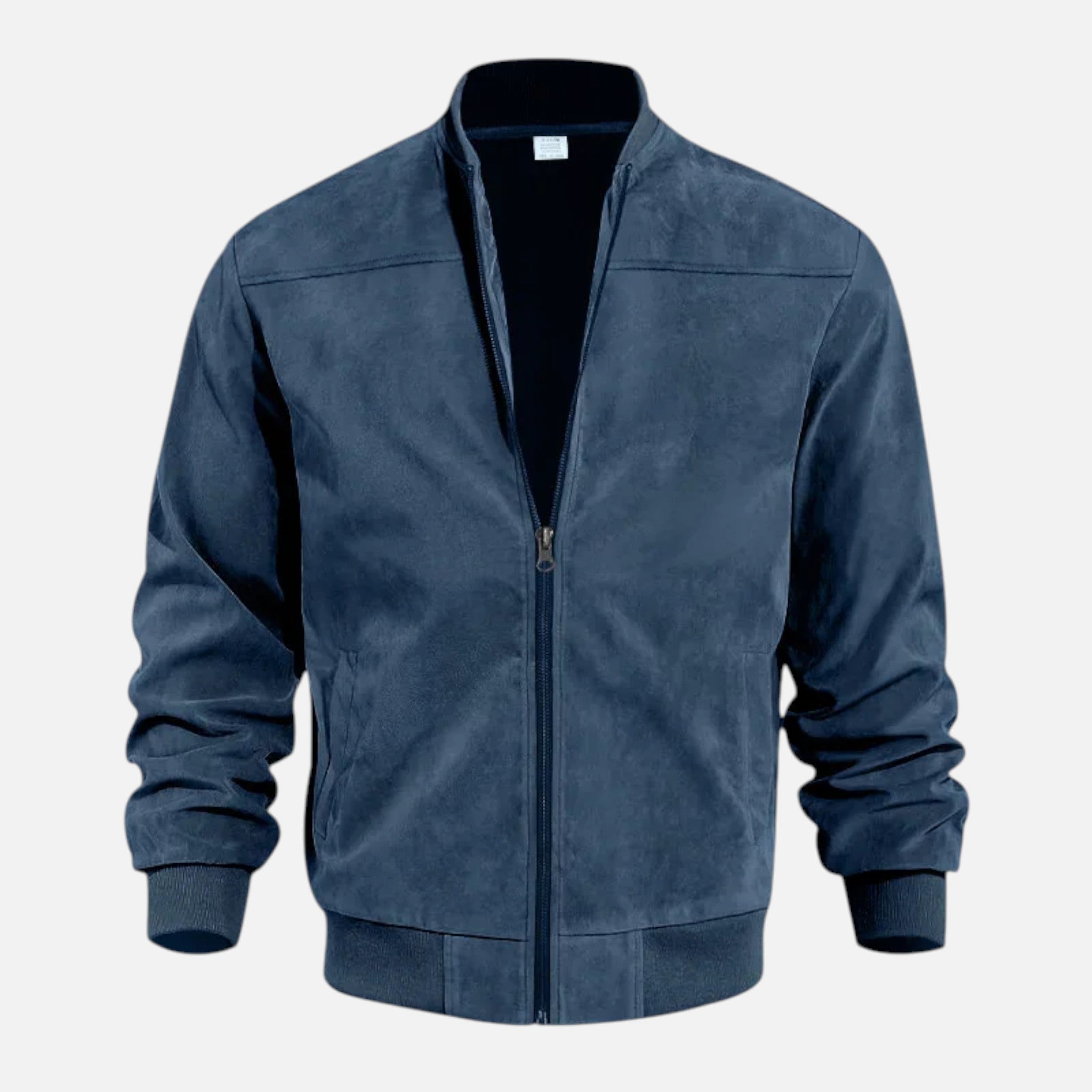 Montenza | Mens Suede Zipper Cardigan Jacket