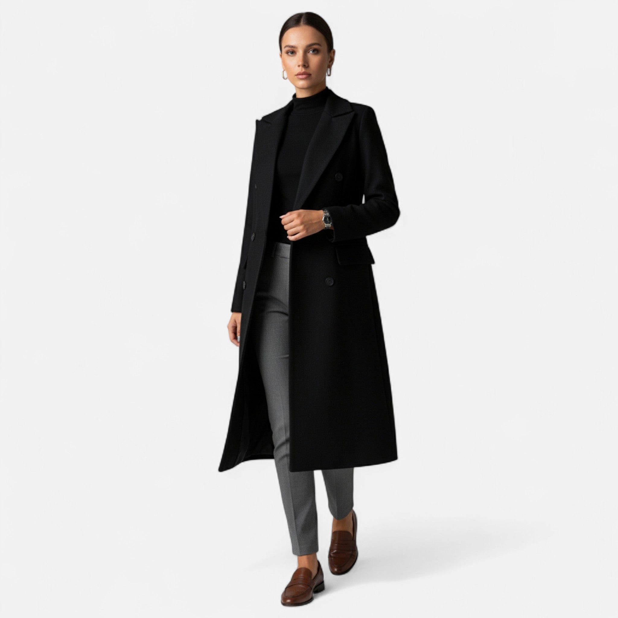 Montenza | Women’s Wool Blend Overcoat
