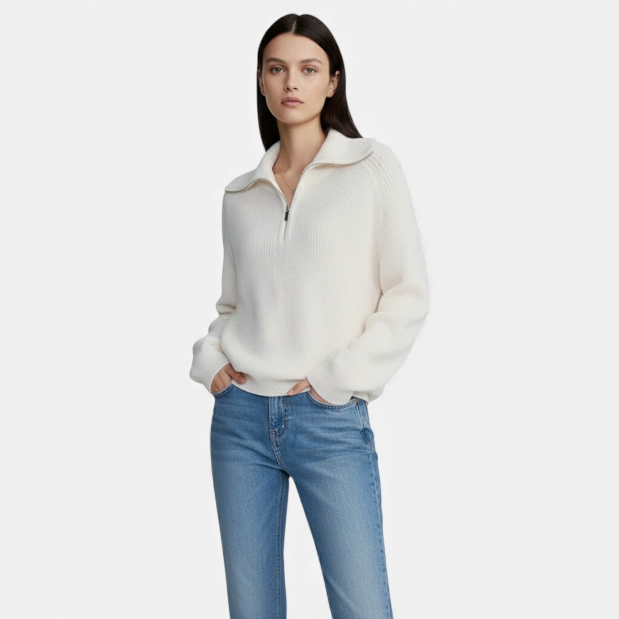 Montenza | Women’s Thick Knit Half-Zip