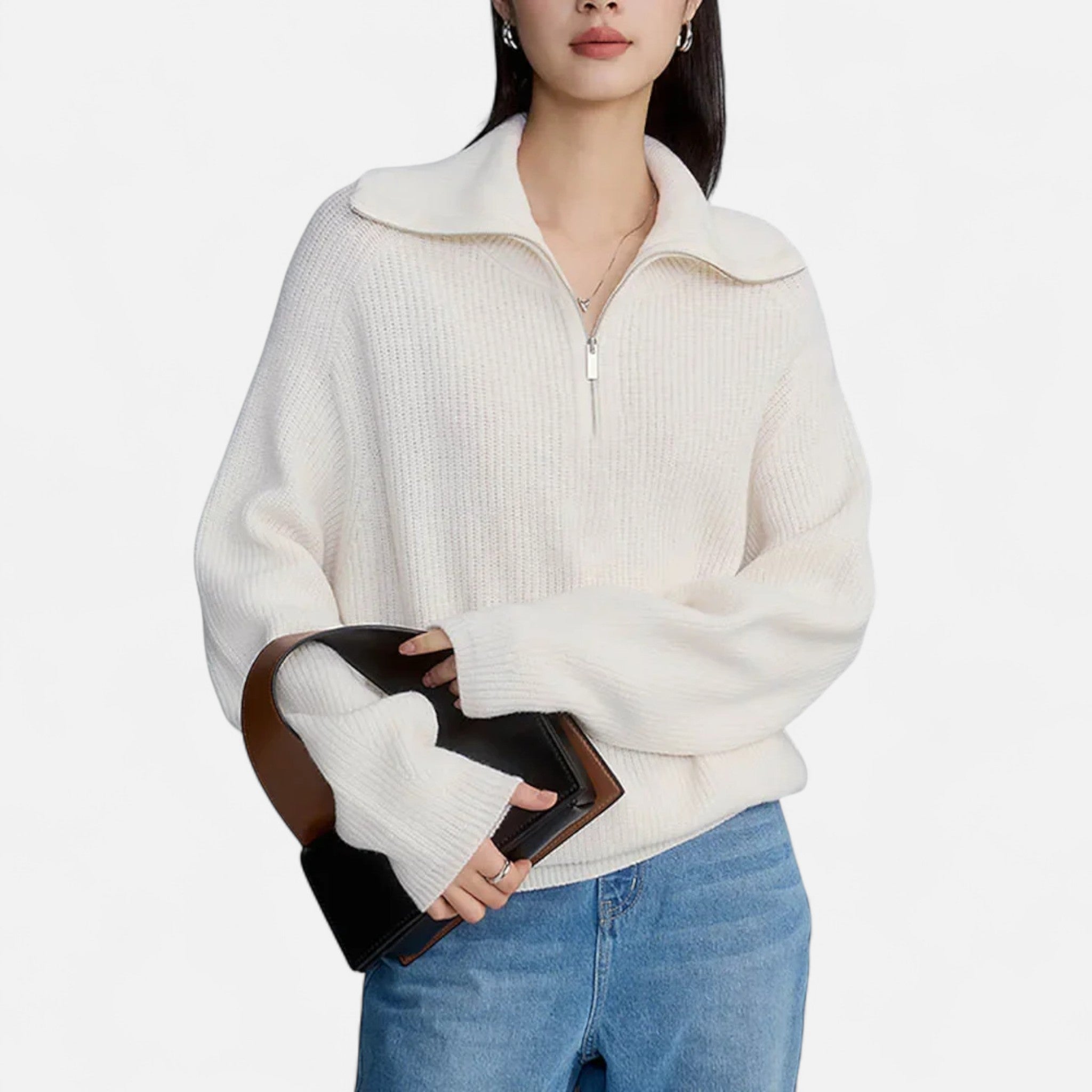 Montenza | Women’s Thick Knit Half-Zip